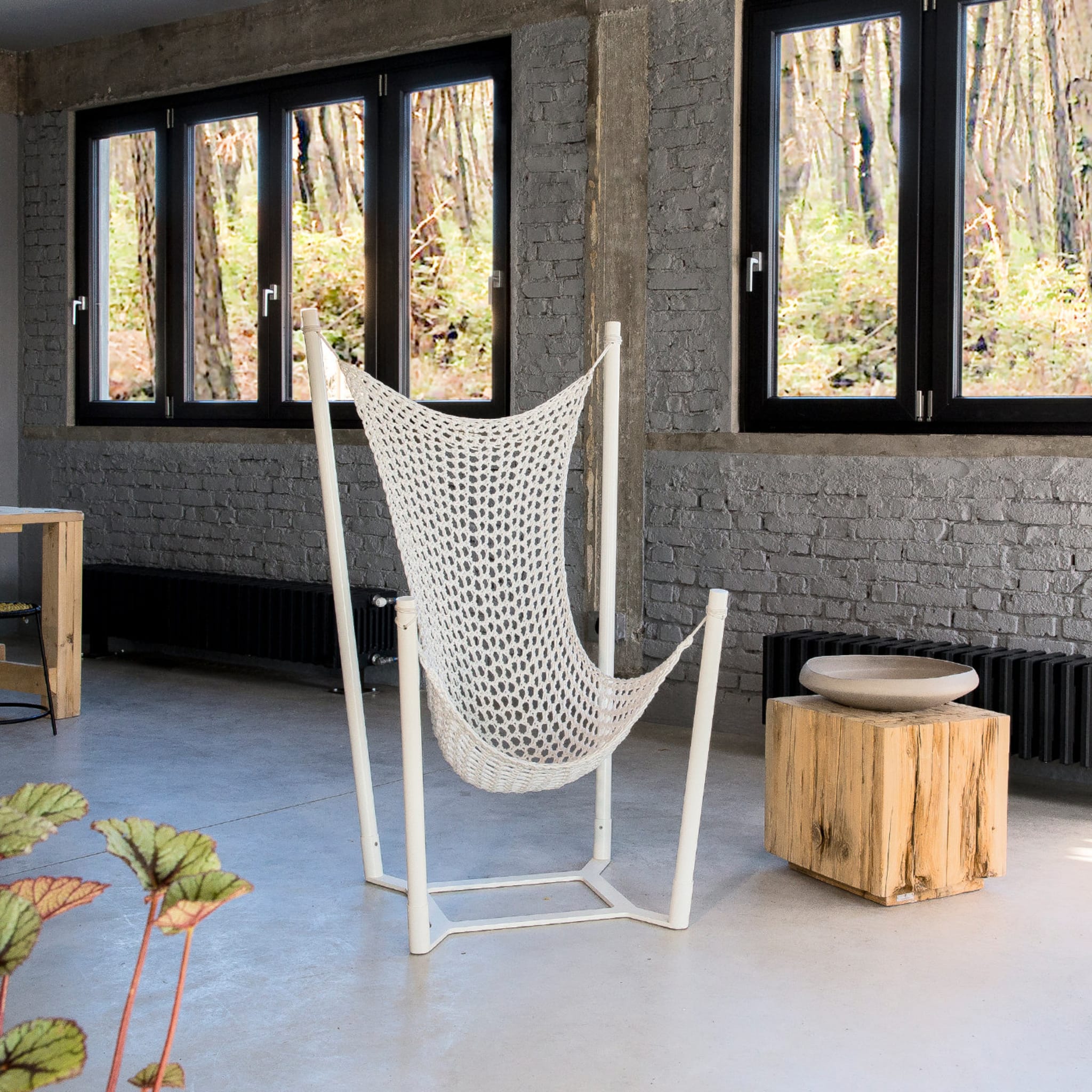 Allegra White Hammock Chair  - Alternative view 1