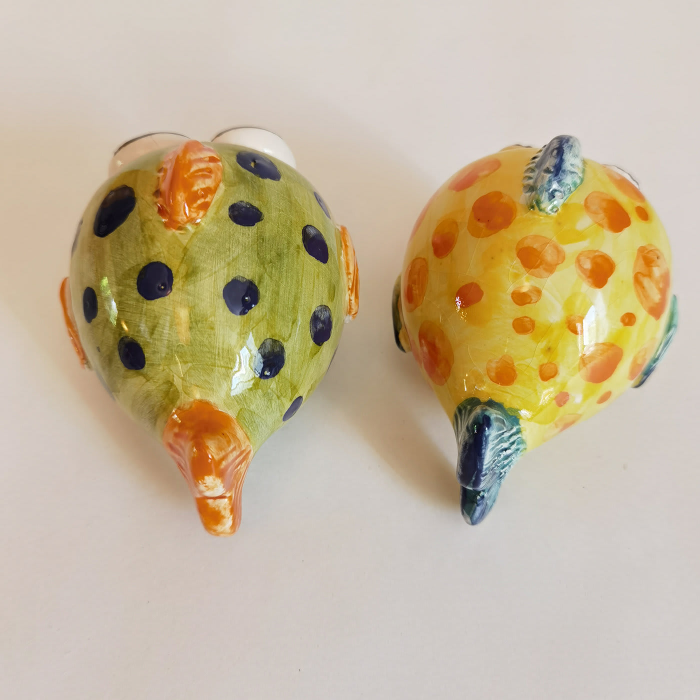Set of 2 Small Fish Figurines #4 - Nicola Tomaselli