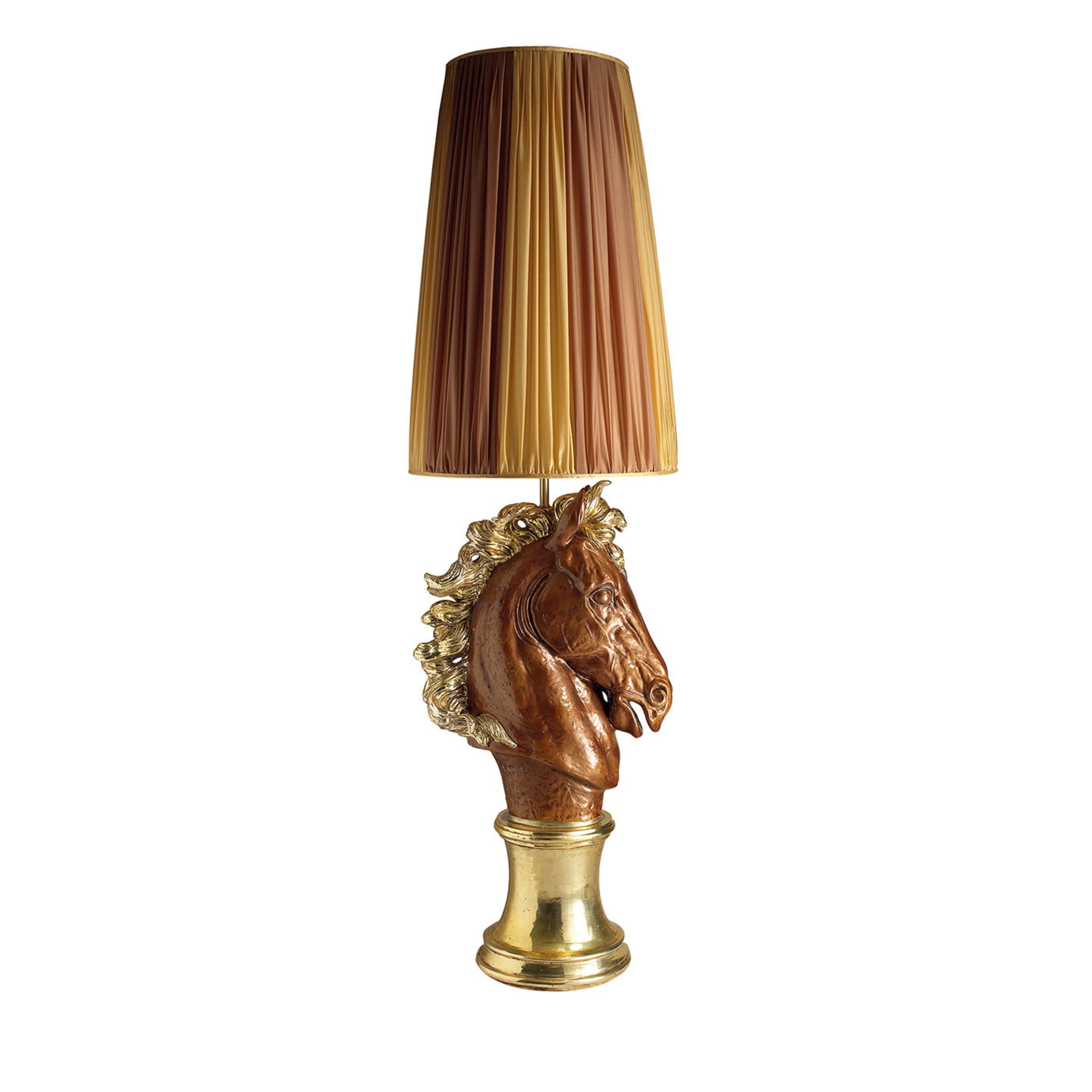 Lámpara de mesa con cabeza de caballo - Vista principal
