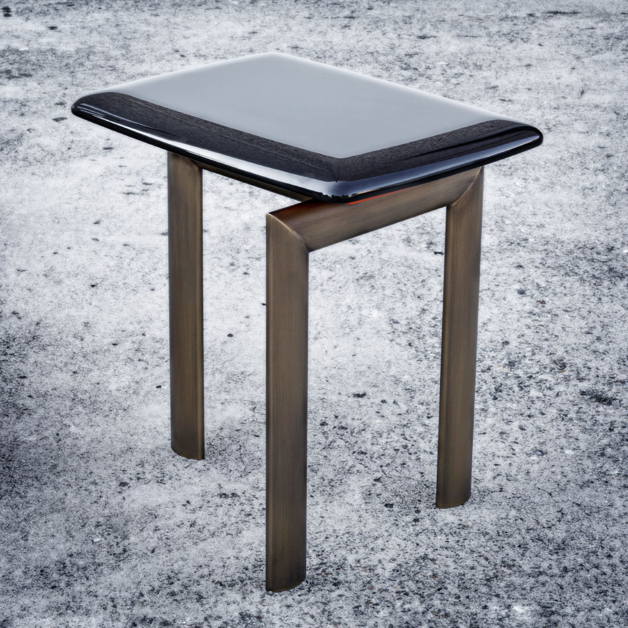 Sasso Rectangular Side Table by Bosco Fair - Alternative view 2