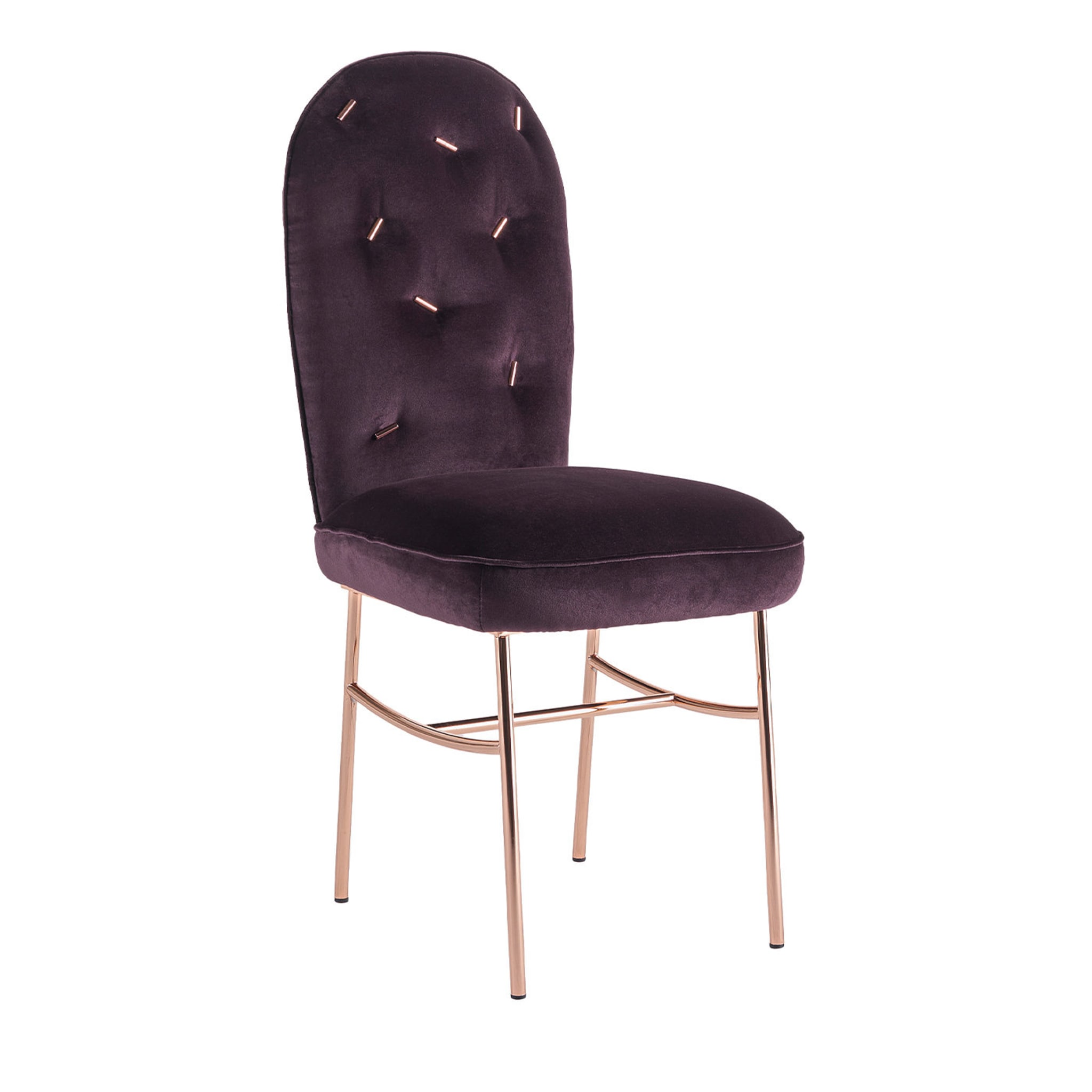 Ttemic Dark Purple Chair by Matteo Cibic - Main view