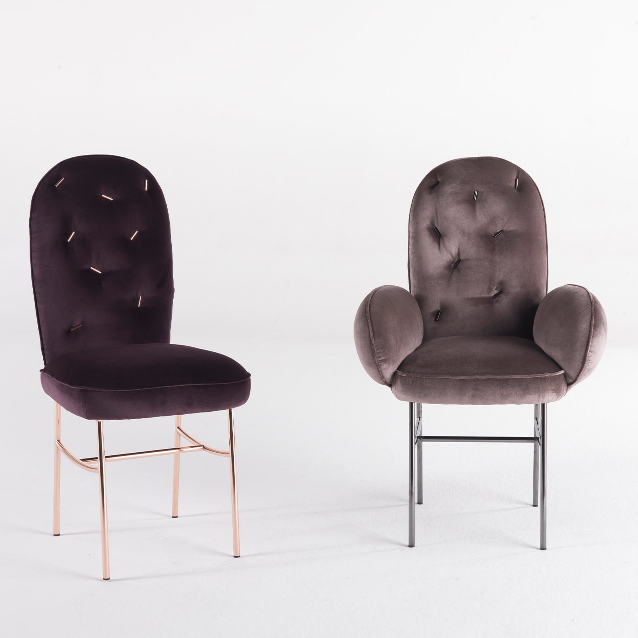 Ttemic Lilac Chair with Arms by Matteo Cibic - Alternative view 3