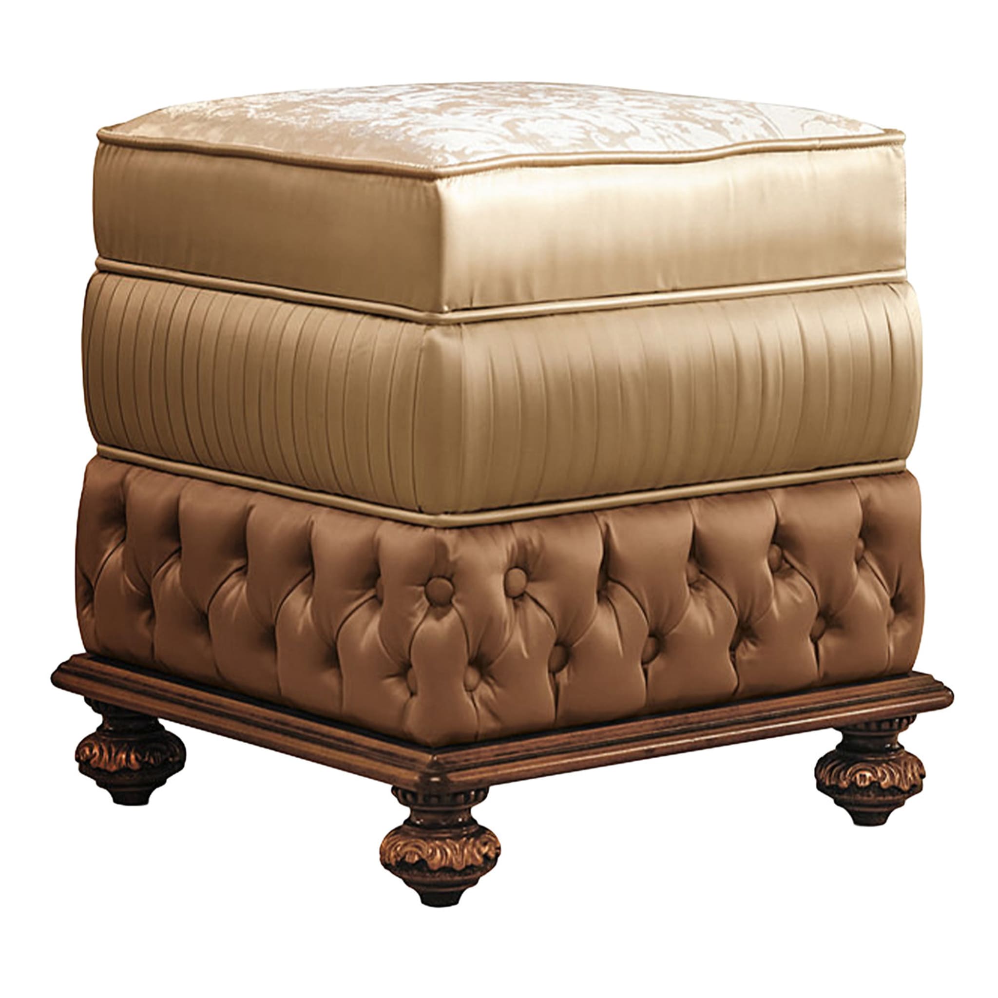 Upholstered Pouf - Main view