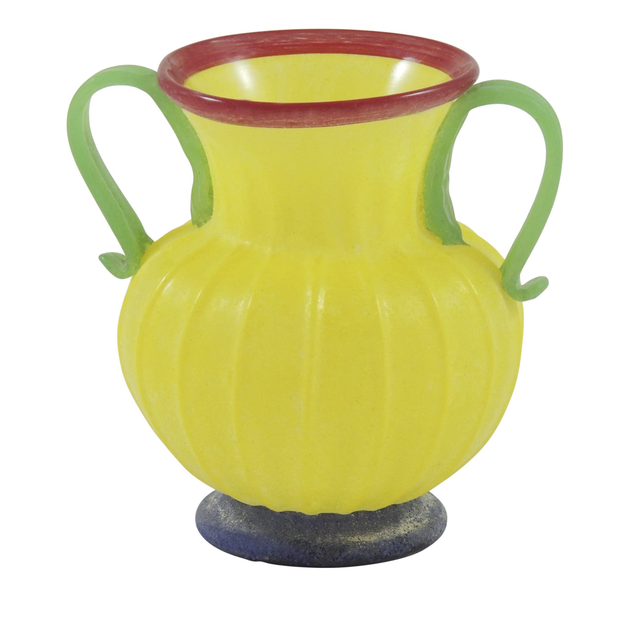 Scavo Multicolored Yellow Vase - Main view