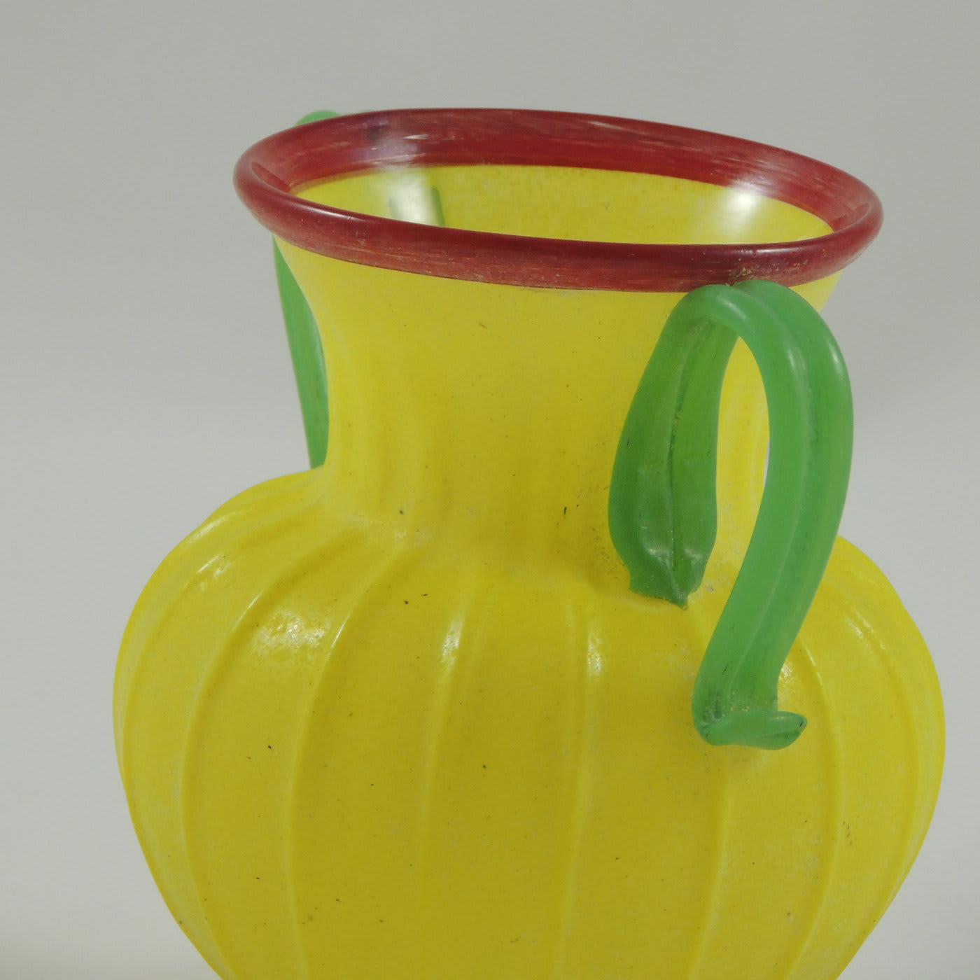 Scavo Multicolored Yellow Vase - Gambaro e Tagliapietra