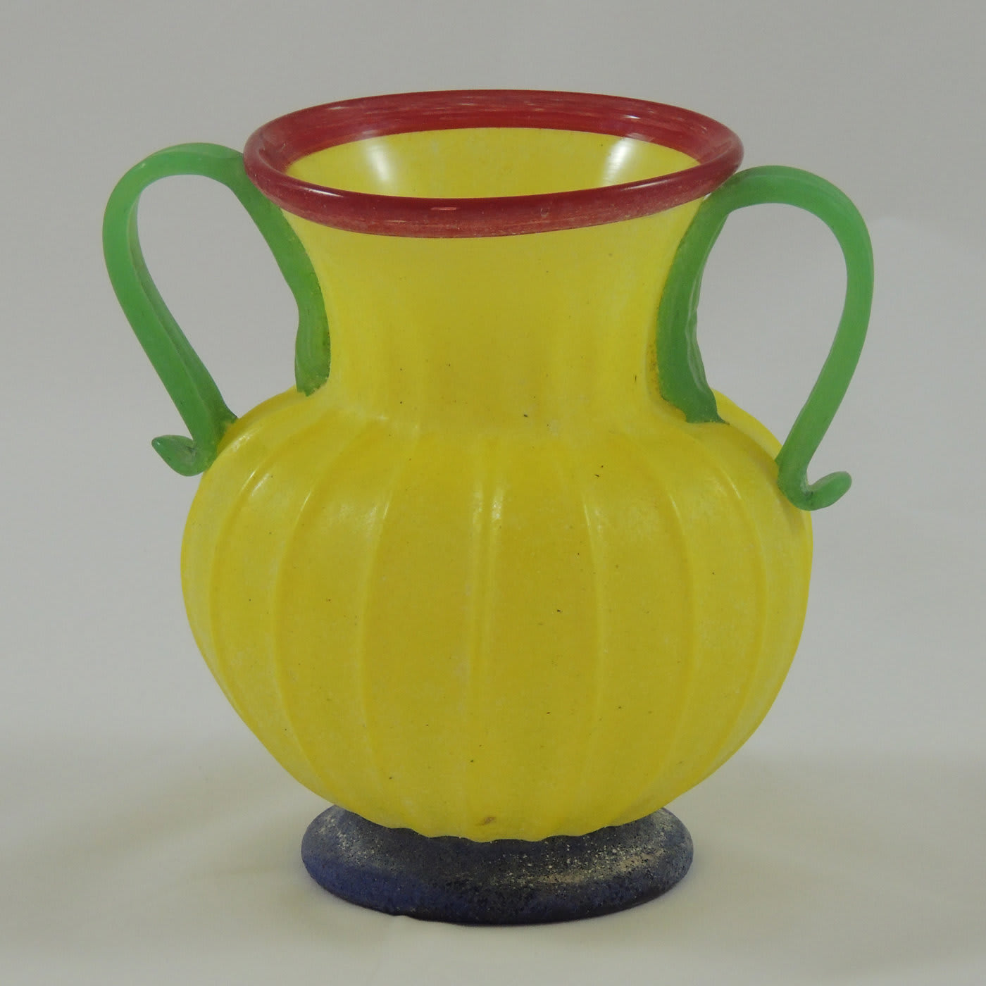 Scavo Multicolored Yellow Vase - Gambaro e Tagliapietra