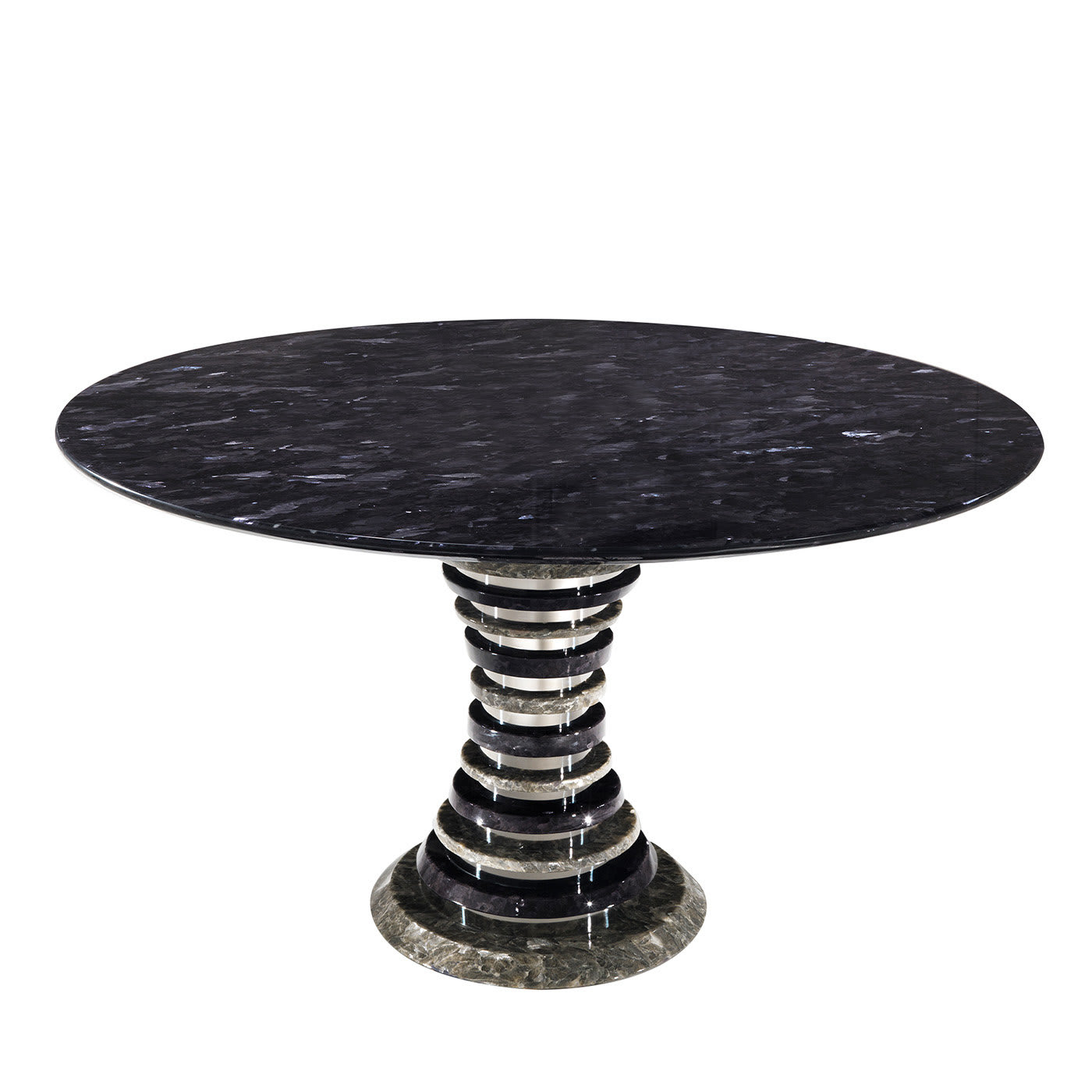 Auriga Round Dining Table - Crystal Stone
