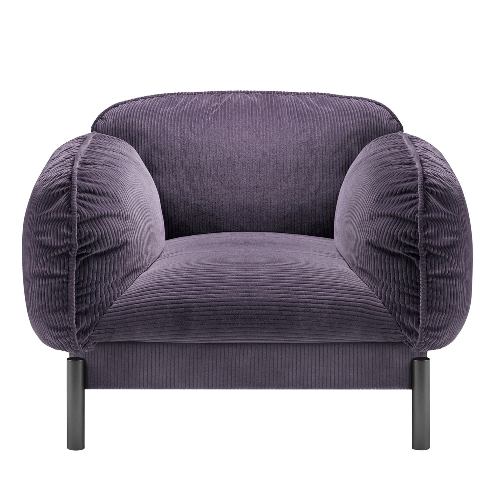 Tarantino Purple Lounge Chair - Main view