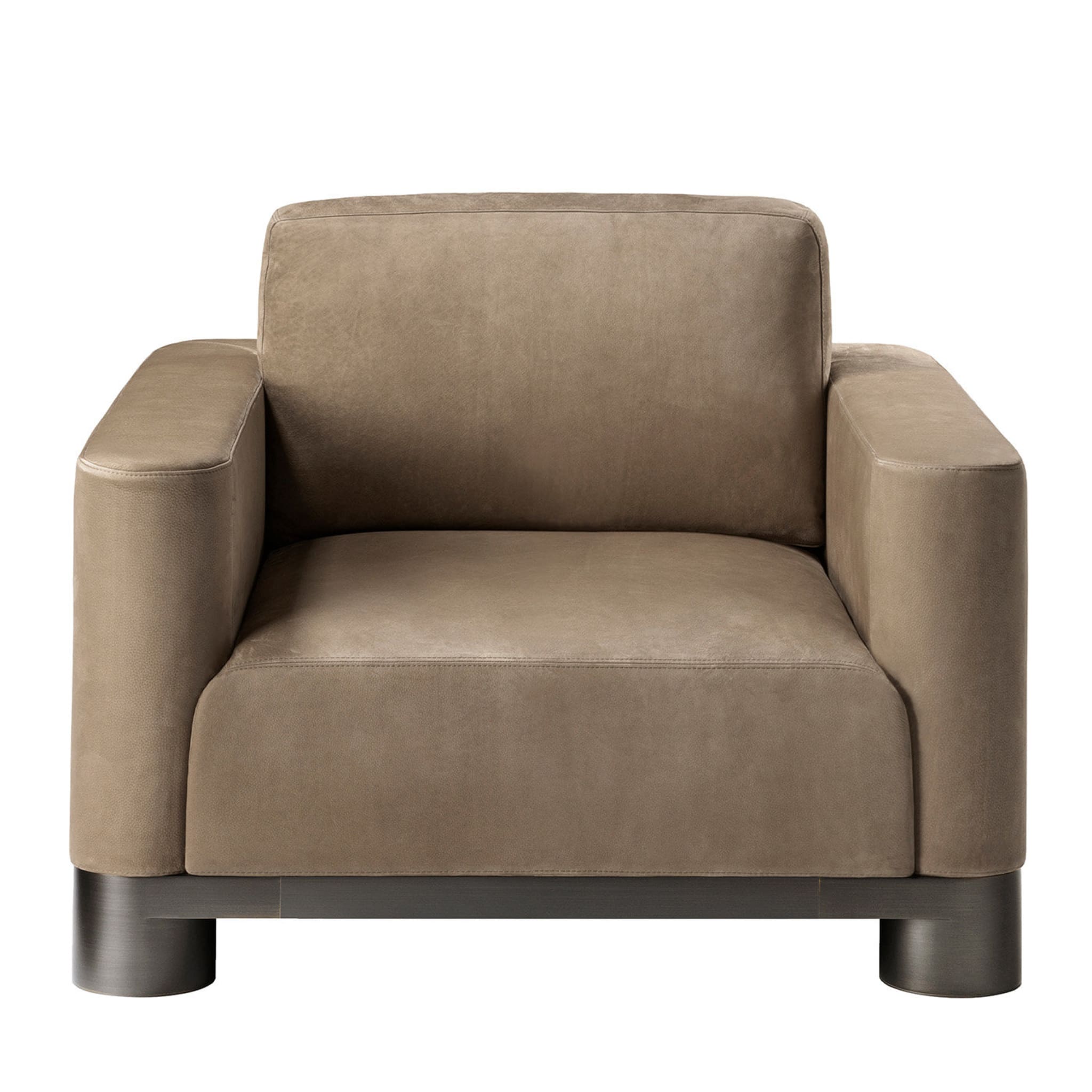 Bold Beige Lounge Chair - Main view