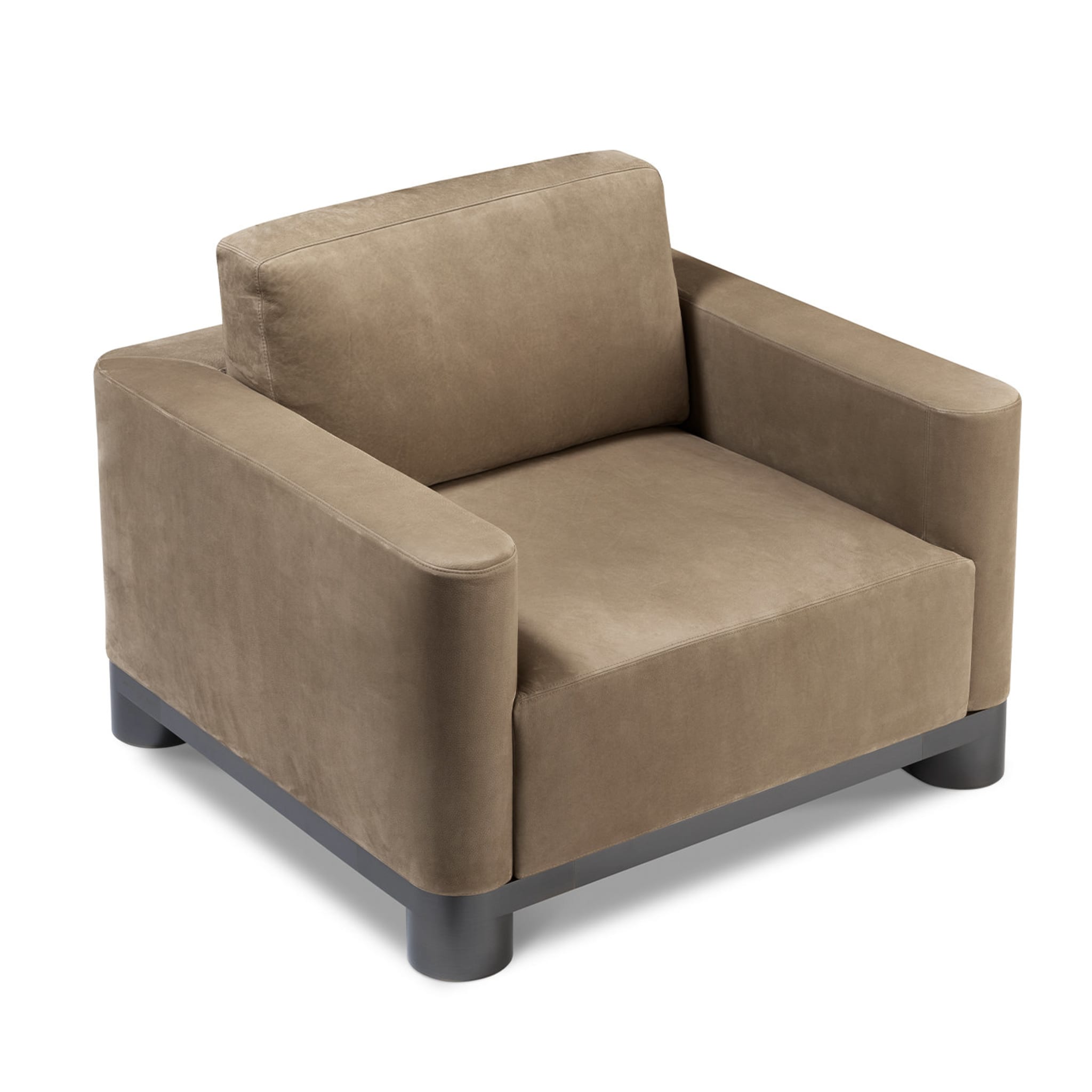 Bold Beige Lounge Chair - Alternative view 1