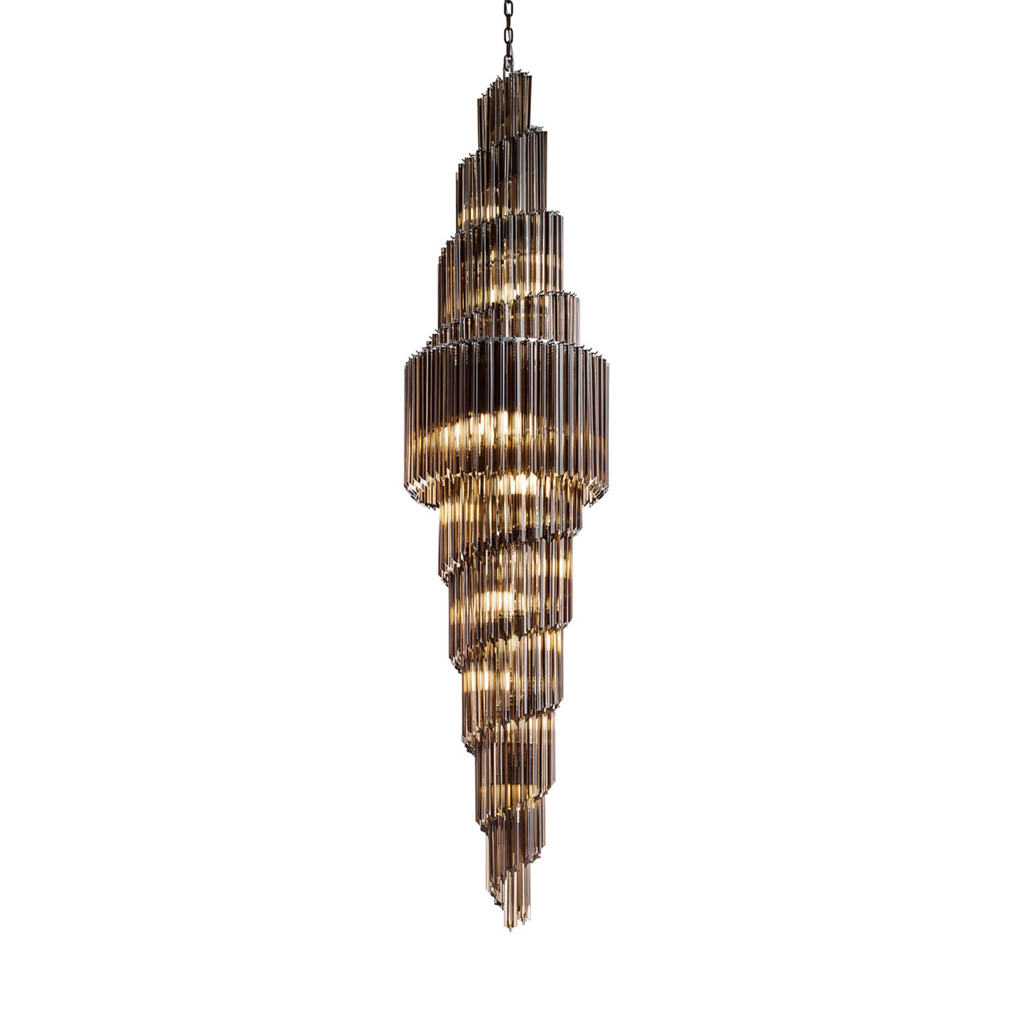 Trihedron Smoky 20-Light Chandelier - Main view