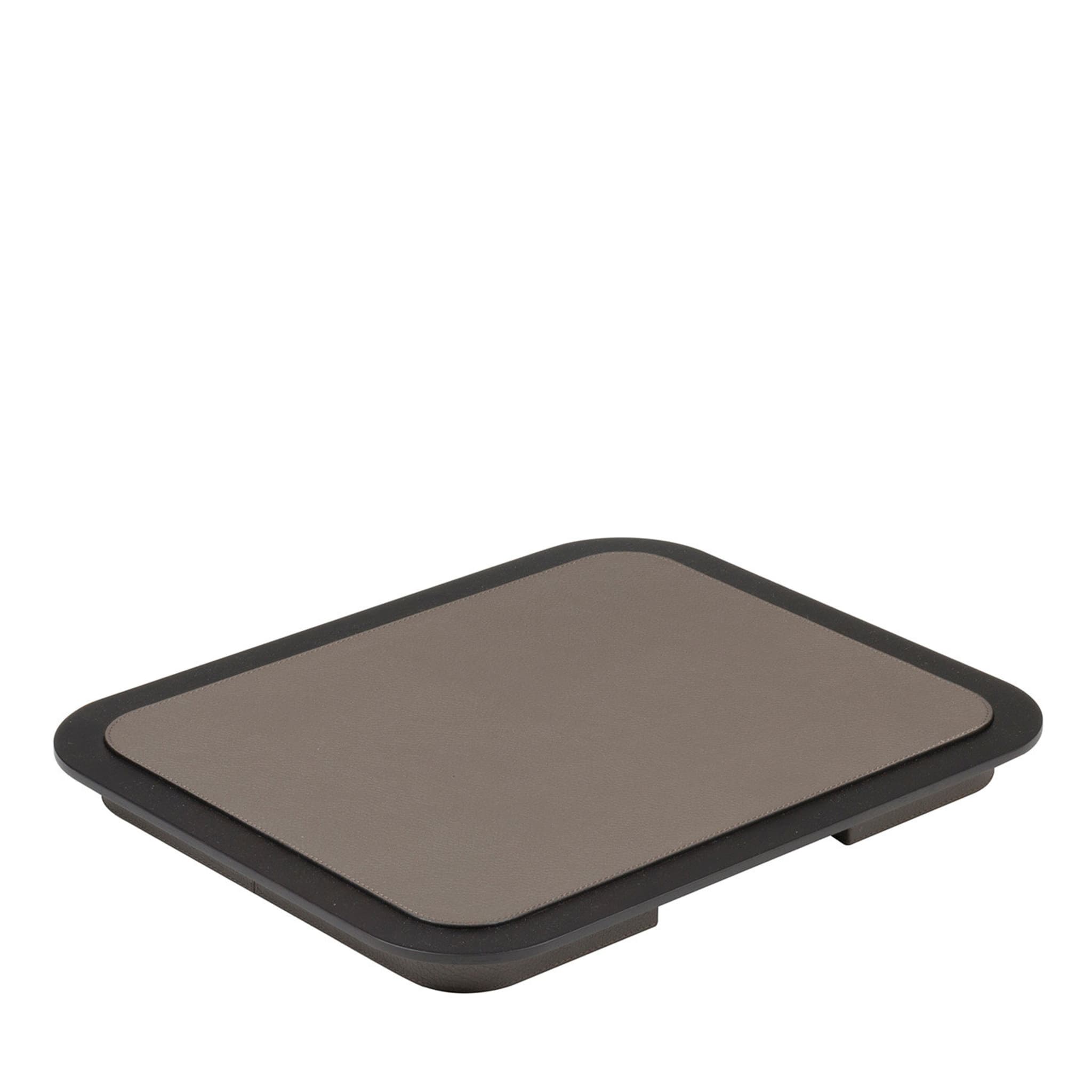 Lloyd Rectangular Tray N. 3 in Taupe and Wenge - Main view