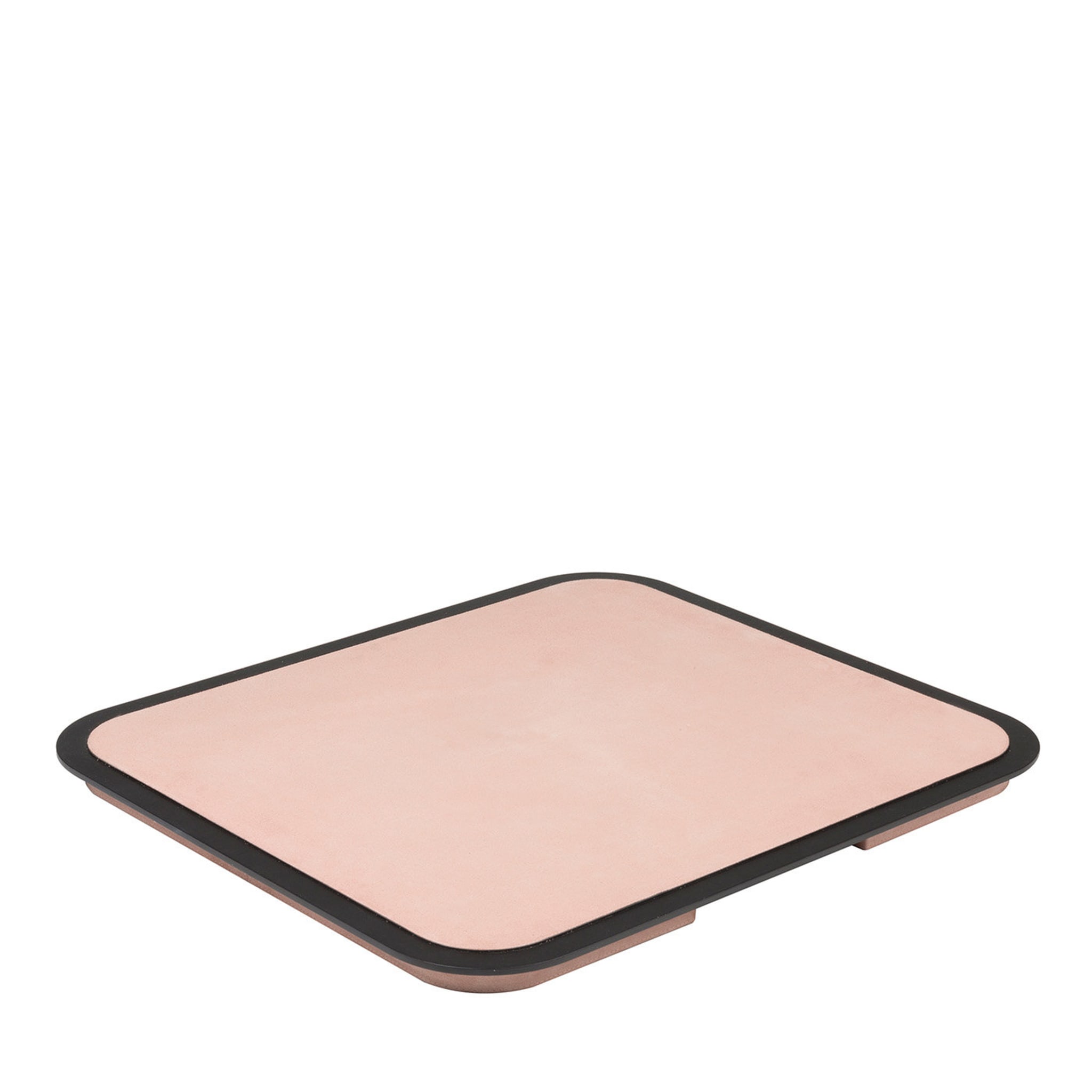 Lloyd Rectangular Tray N. 6 in Pink and Wenge - Main view