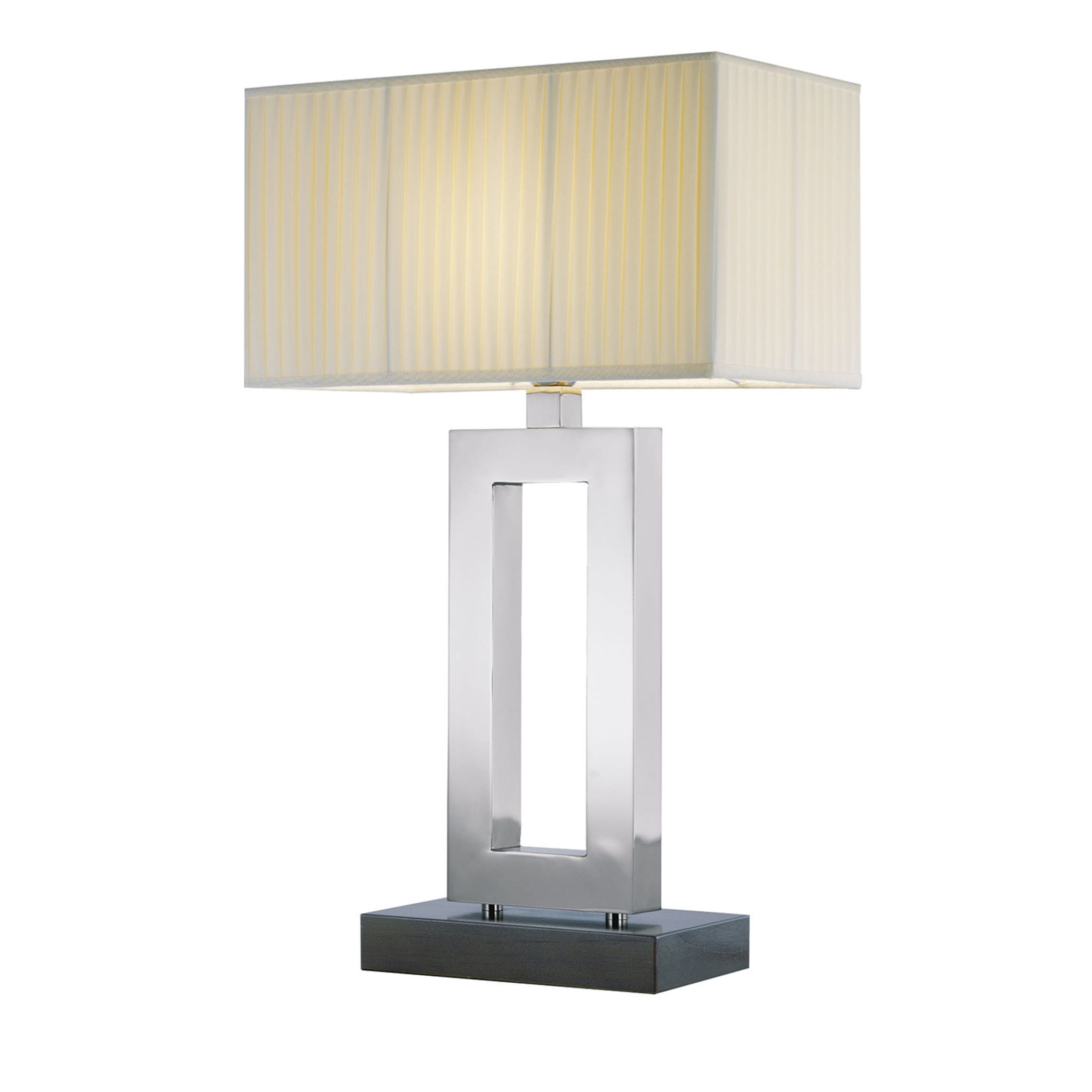 Cobalto White Chromed Table Lamp - Main view