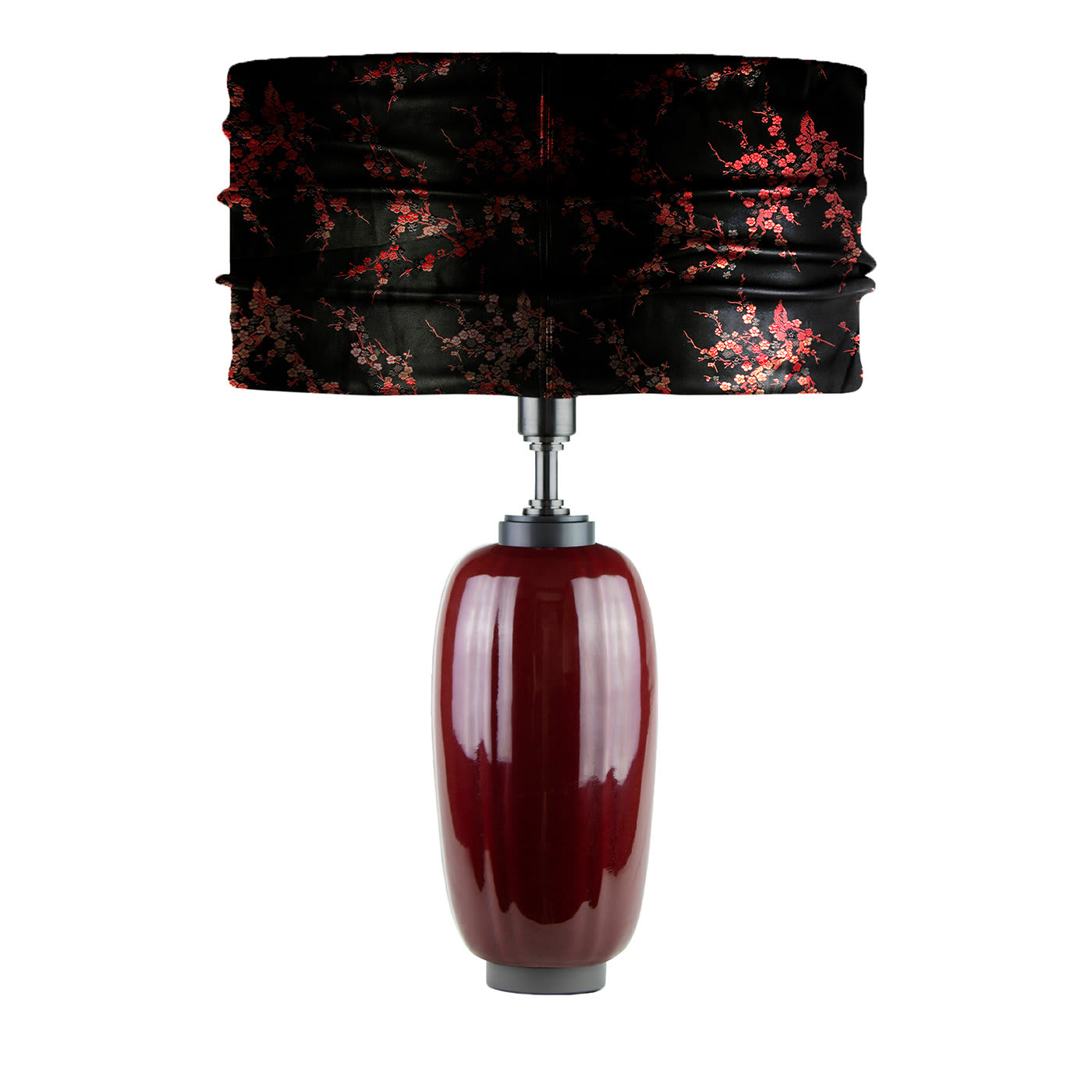 roma glass table lamp