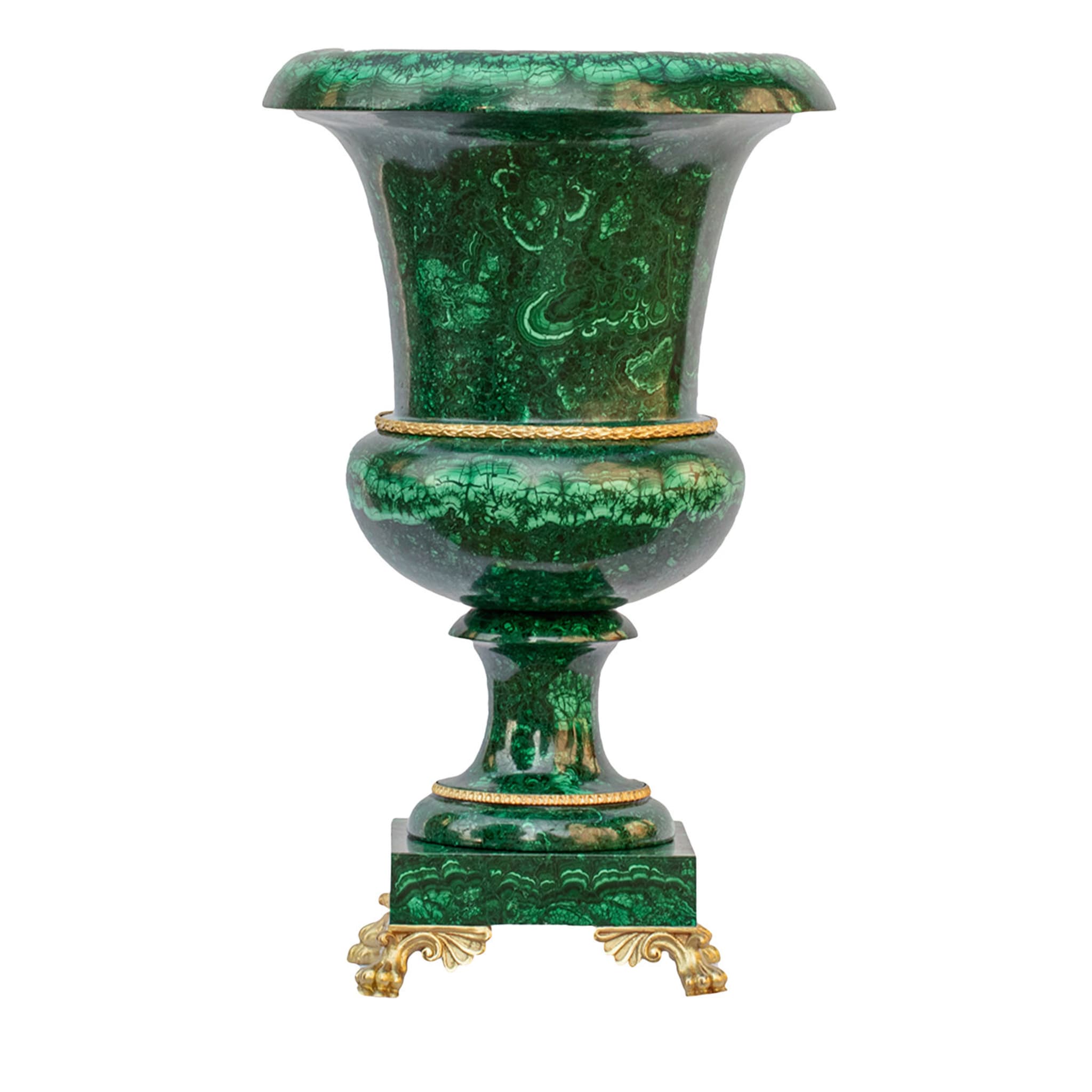 Vase aus Malachit und Gold - Alternative Ansicht 1