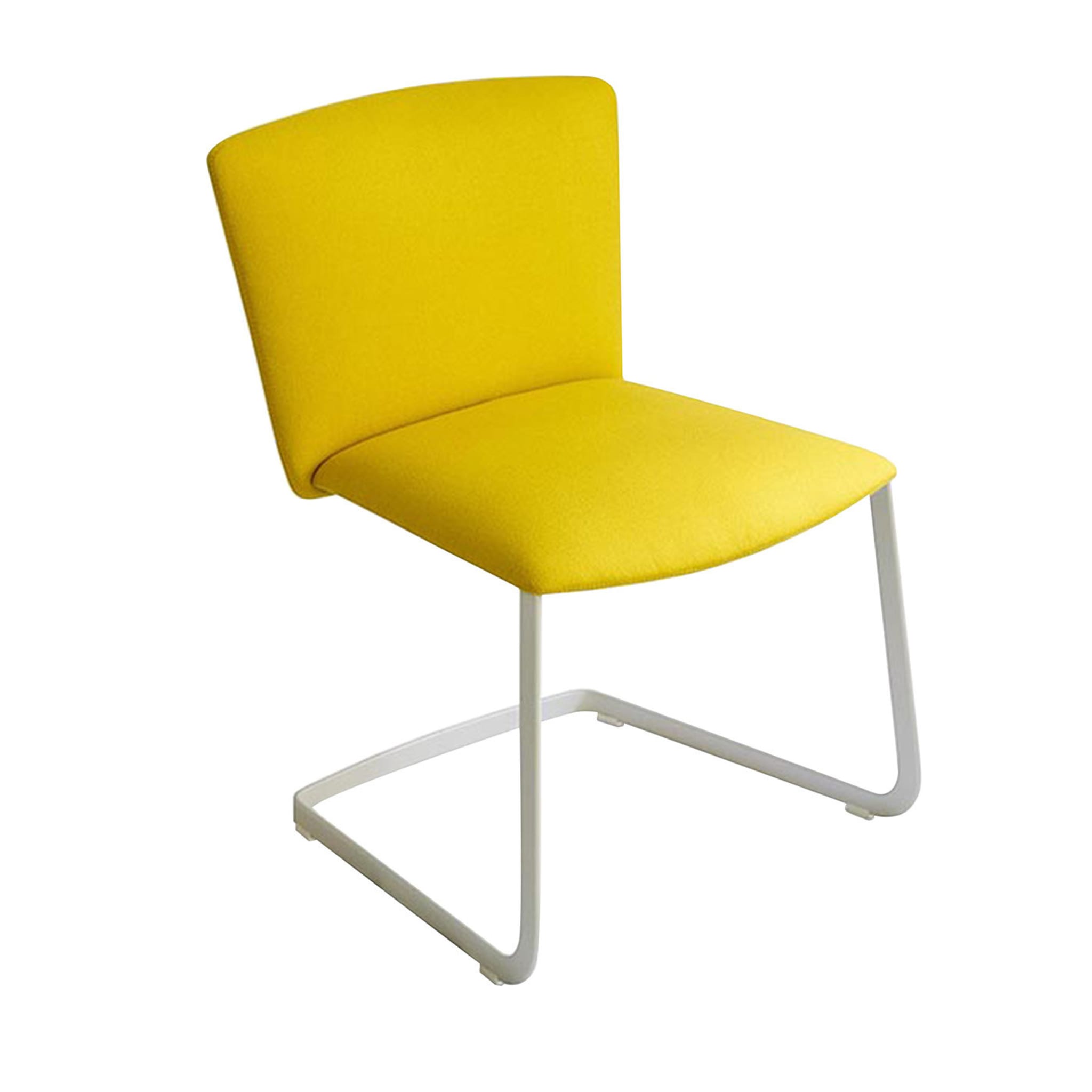 Vela Yellow Cantilever Chair by Lievore Altherr Molina - Main view