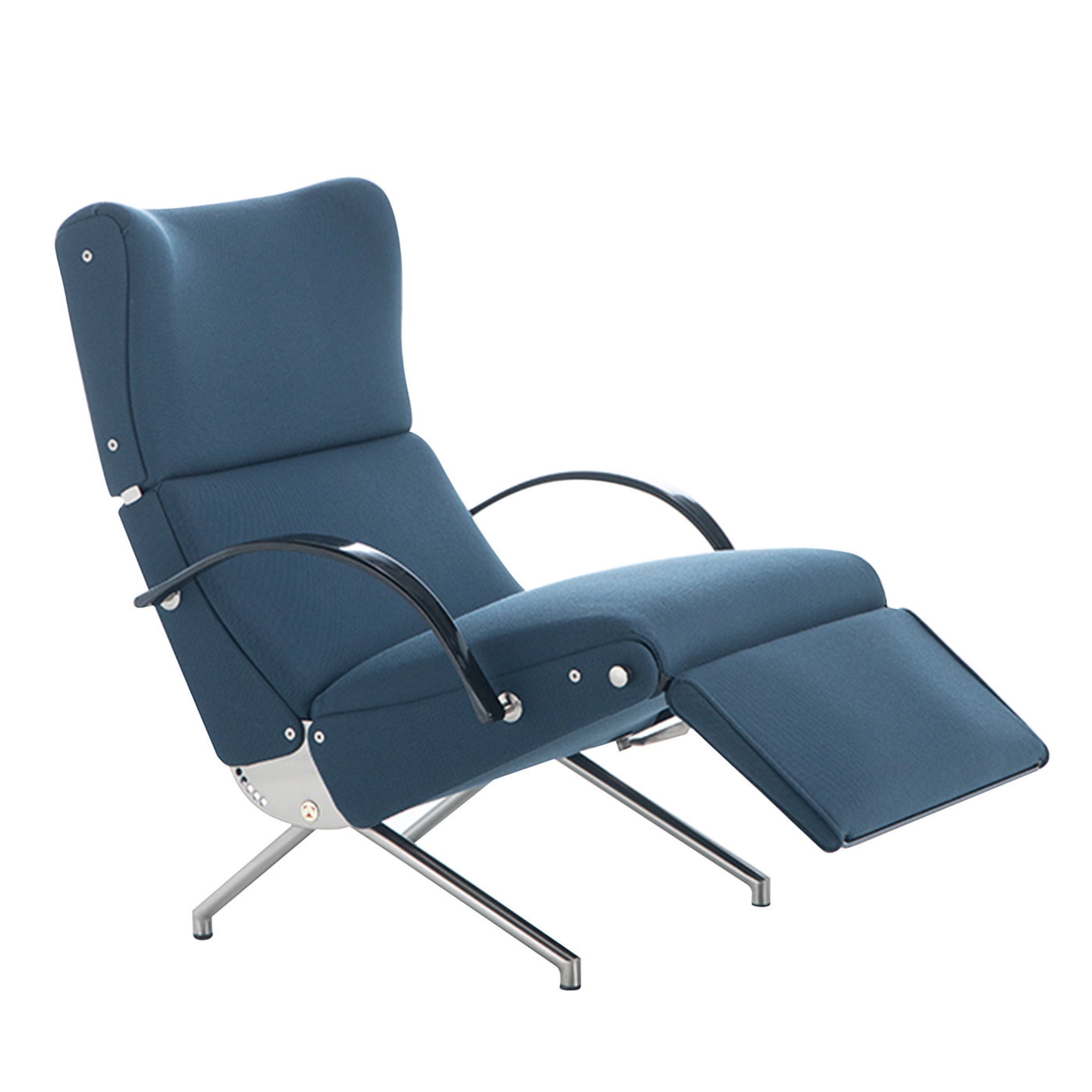 P40 Dusty Blue Lounge Chair by Osvaldo Borsani - Main view