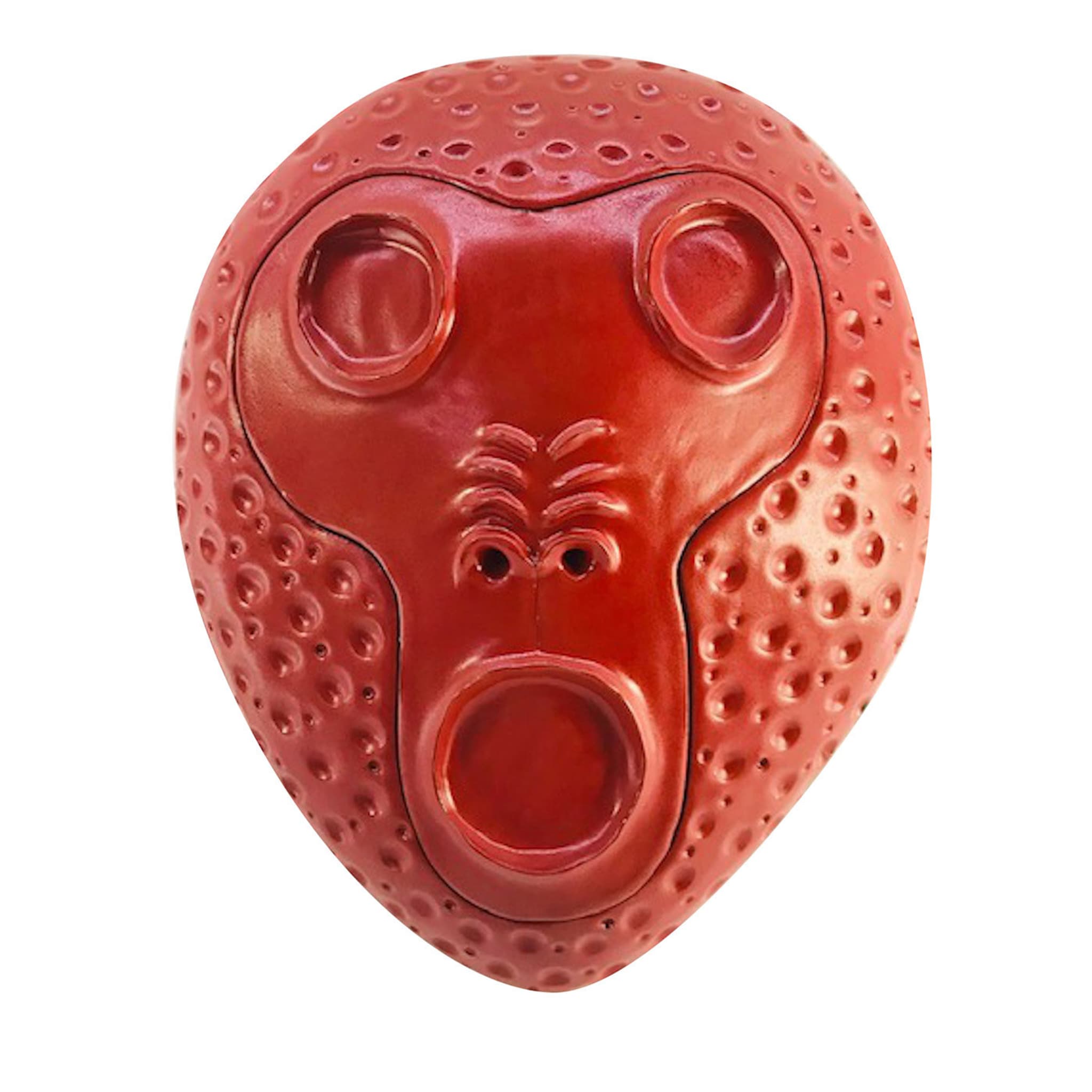 Masque de singe rouge - Vue principale