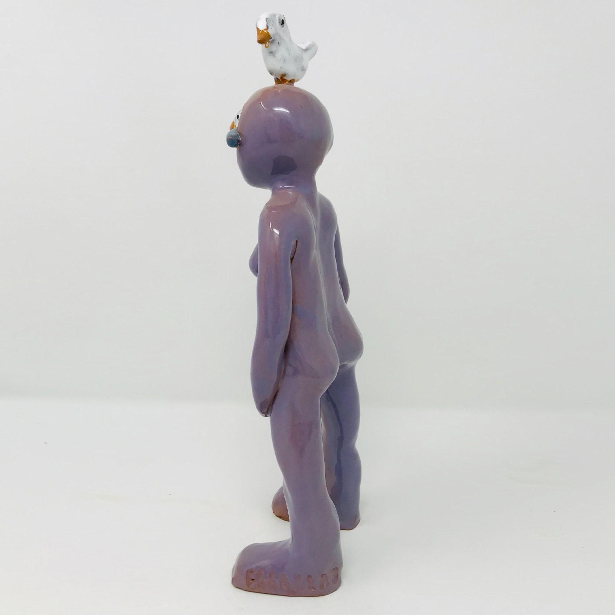 Lilac Deep-Sea Diver Sculpture - Alternative view 3