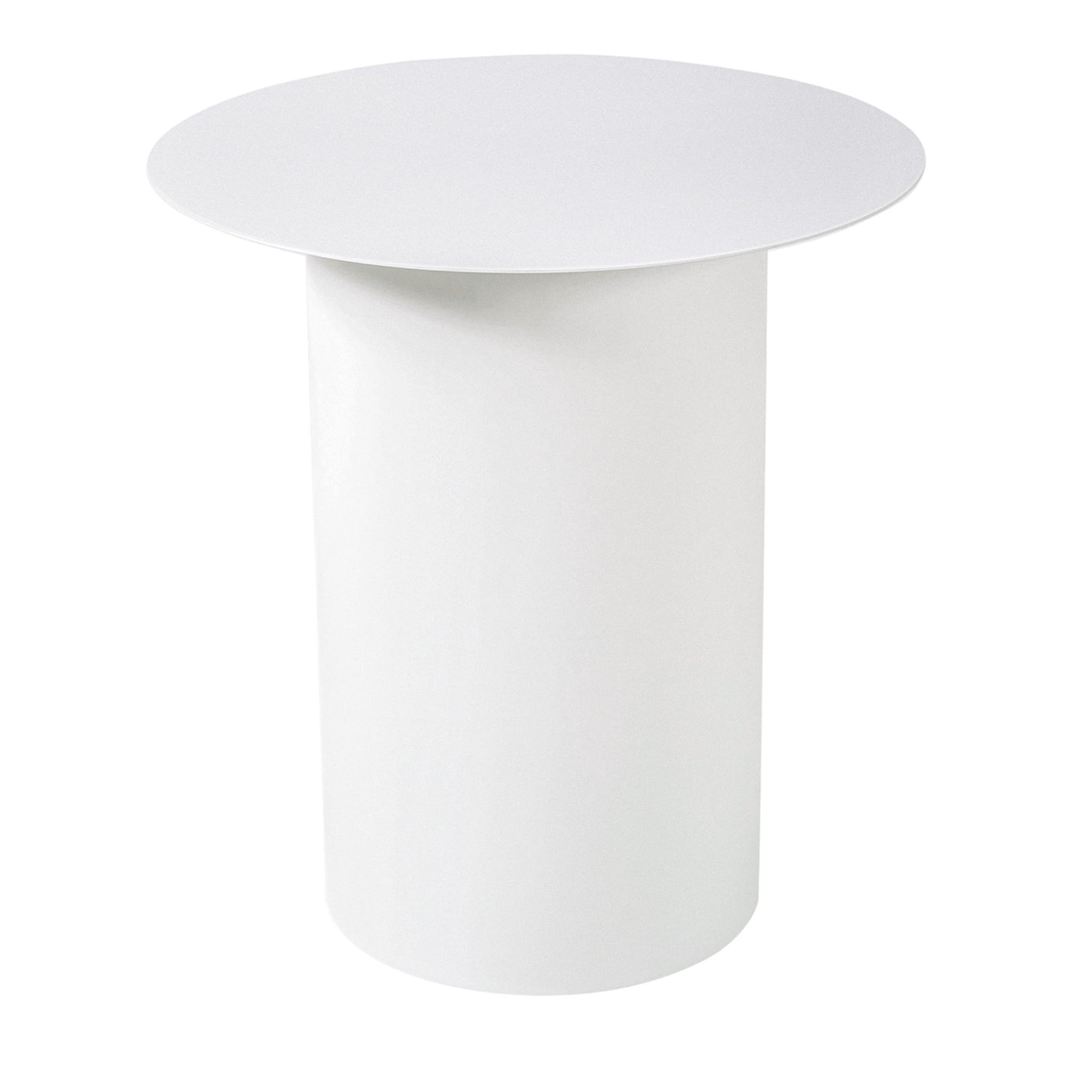Chiodo 4 Tabouret/table blanc - Vue principale