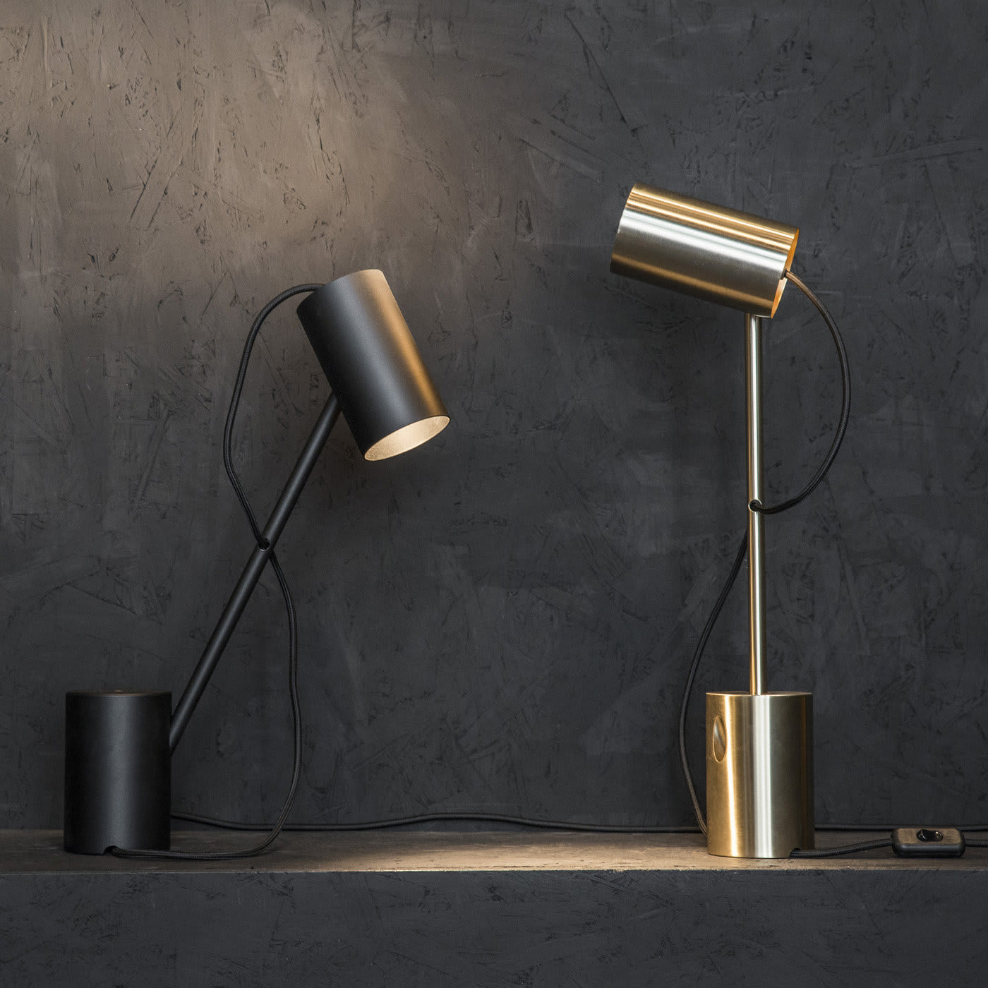 Ed005 Black Table Lamp - Edizioni Design