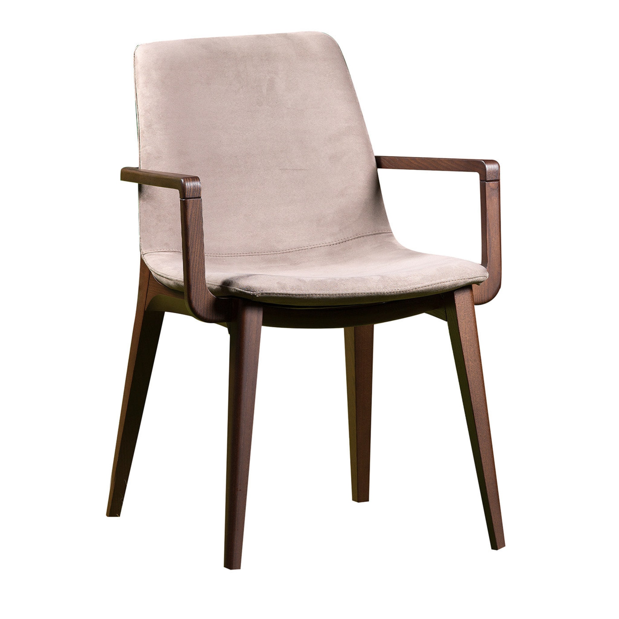 Bassano Pink Chair with Armrests - Main view