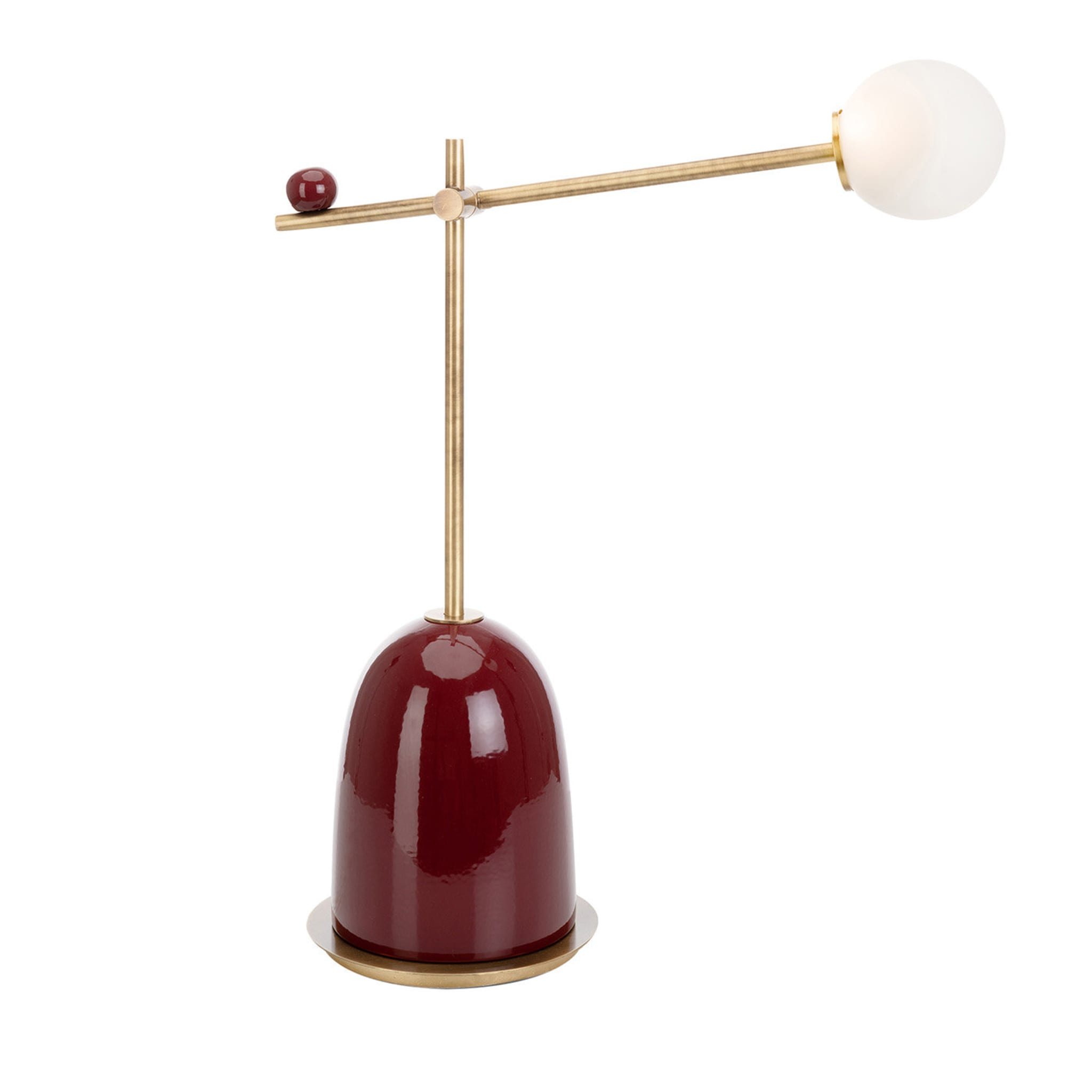 Pins Burgundy Table Lamp - Main view
