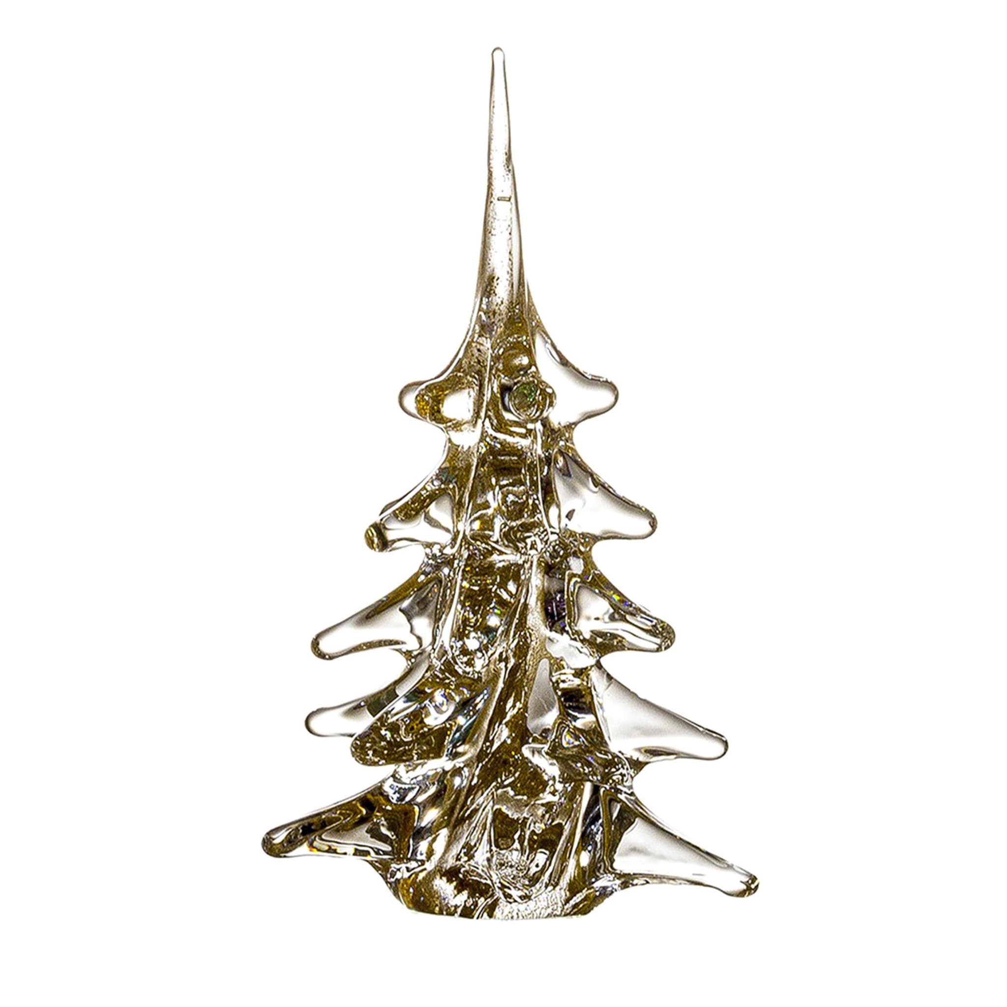 Extra-Tall Gold Christmas Tree Ornament by Marcolin - Main view