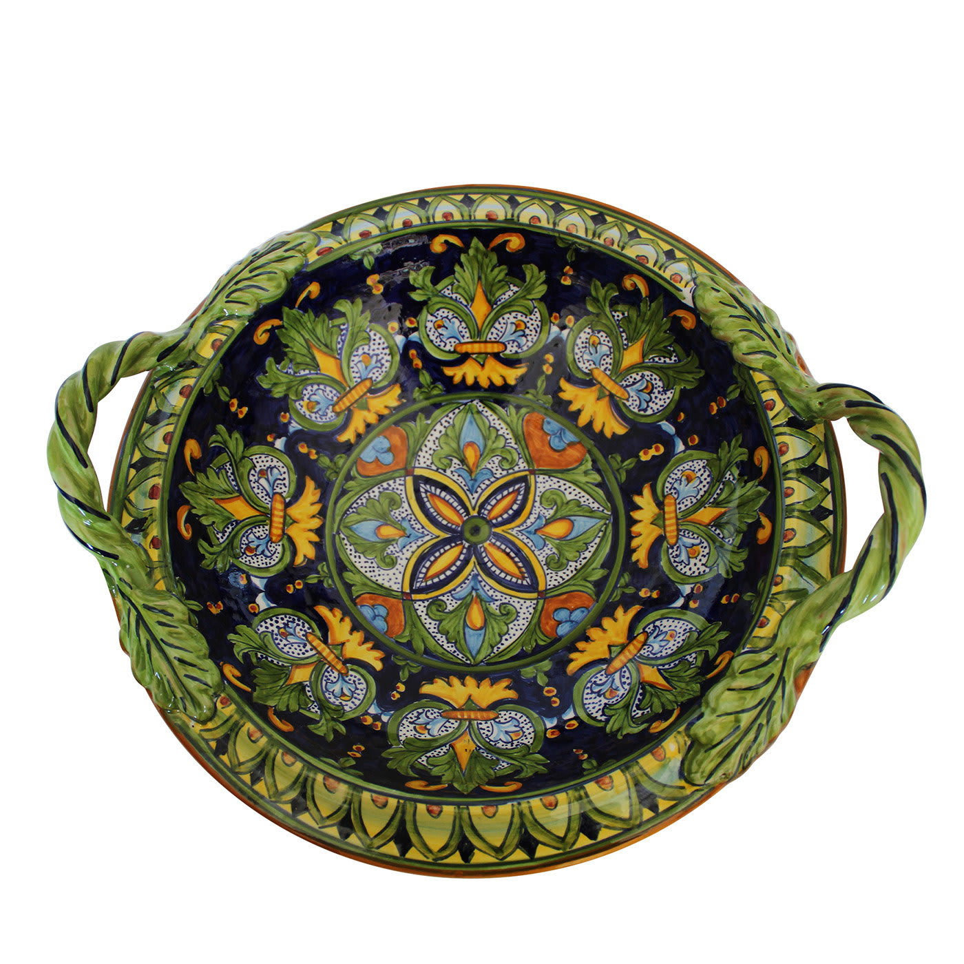 Round Centerpiece with Handles - Idea Ceramica