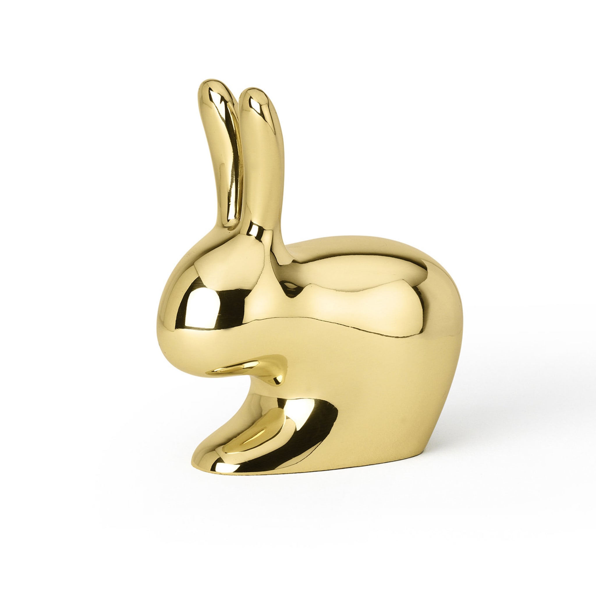 Rabbit Doorstop in Polished Brass by Stefano Giovannoni - Alternative view 1