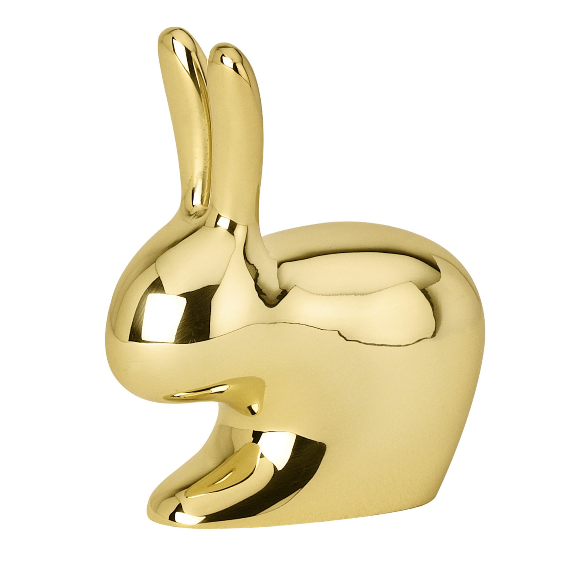 Rabbit Doorstop in Polished Brass by Stefano Giovannoni - Alternative view 2