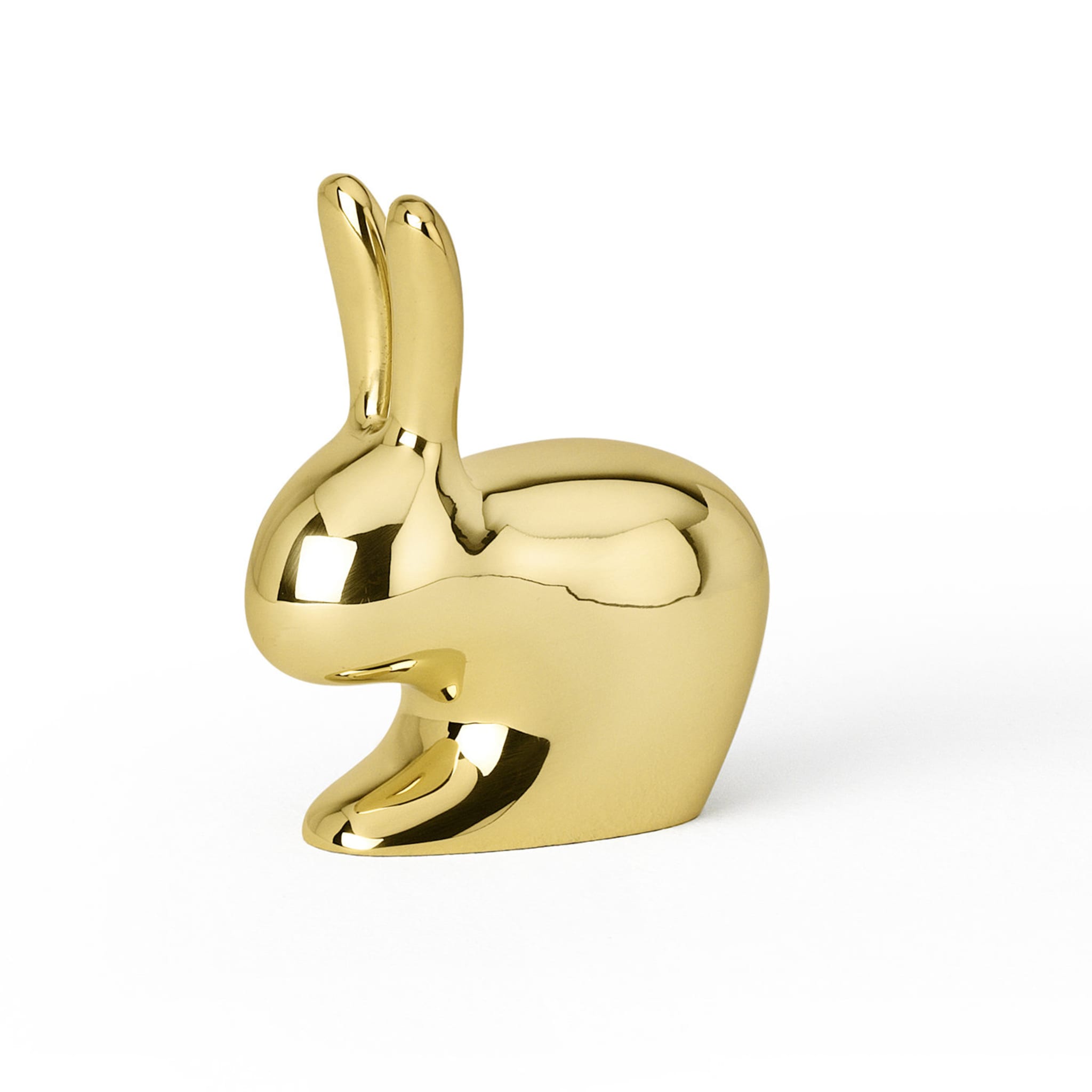 Rabbit Doorstop in Polished Brass by Stefano Giovannoni - Alternative view 3