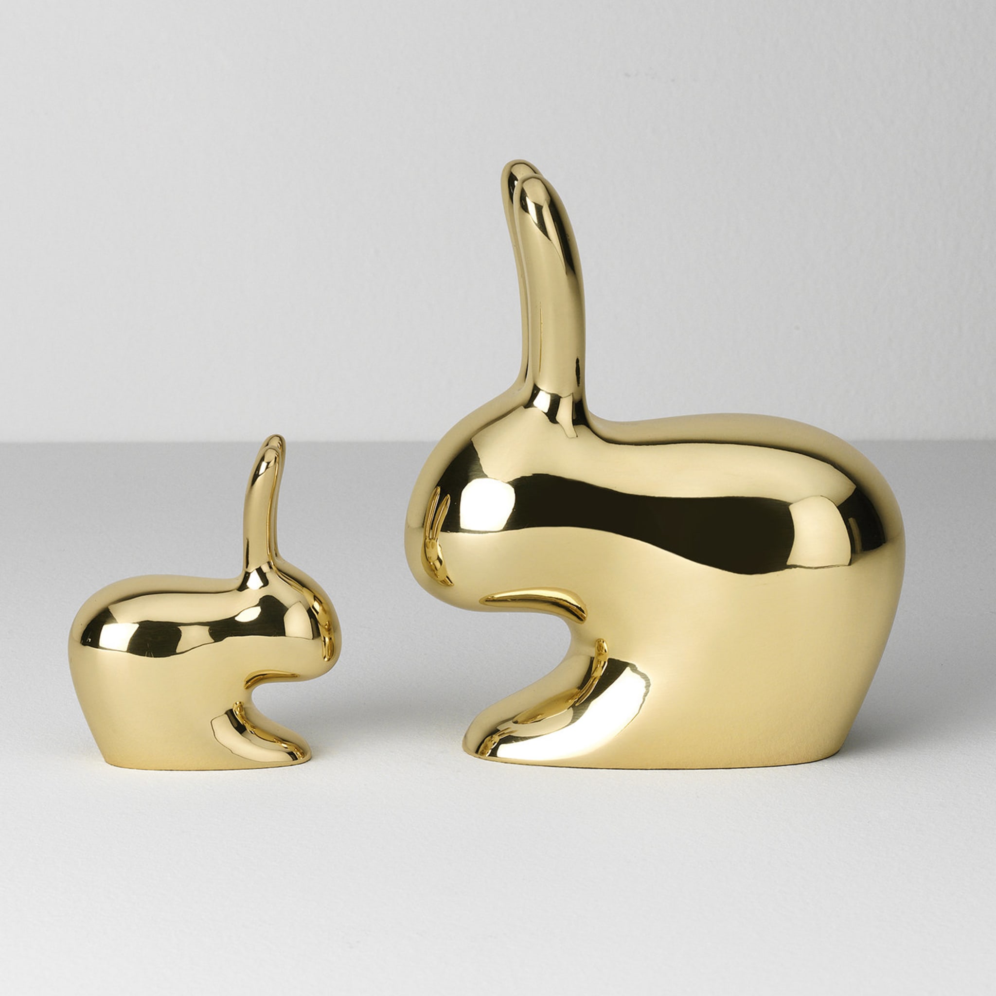 Rabbit Doorstop in Polished Brass by Stefano Giovannoni - Alternative view 5