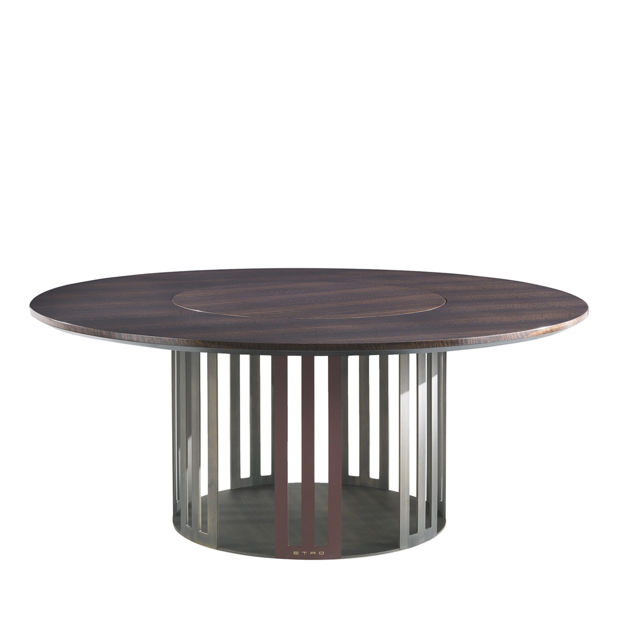 Klee Round Dining Table with Lazy Susan - Main view