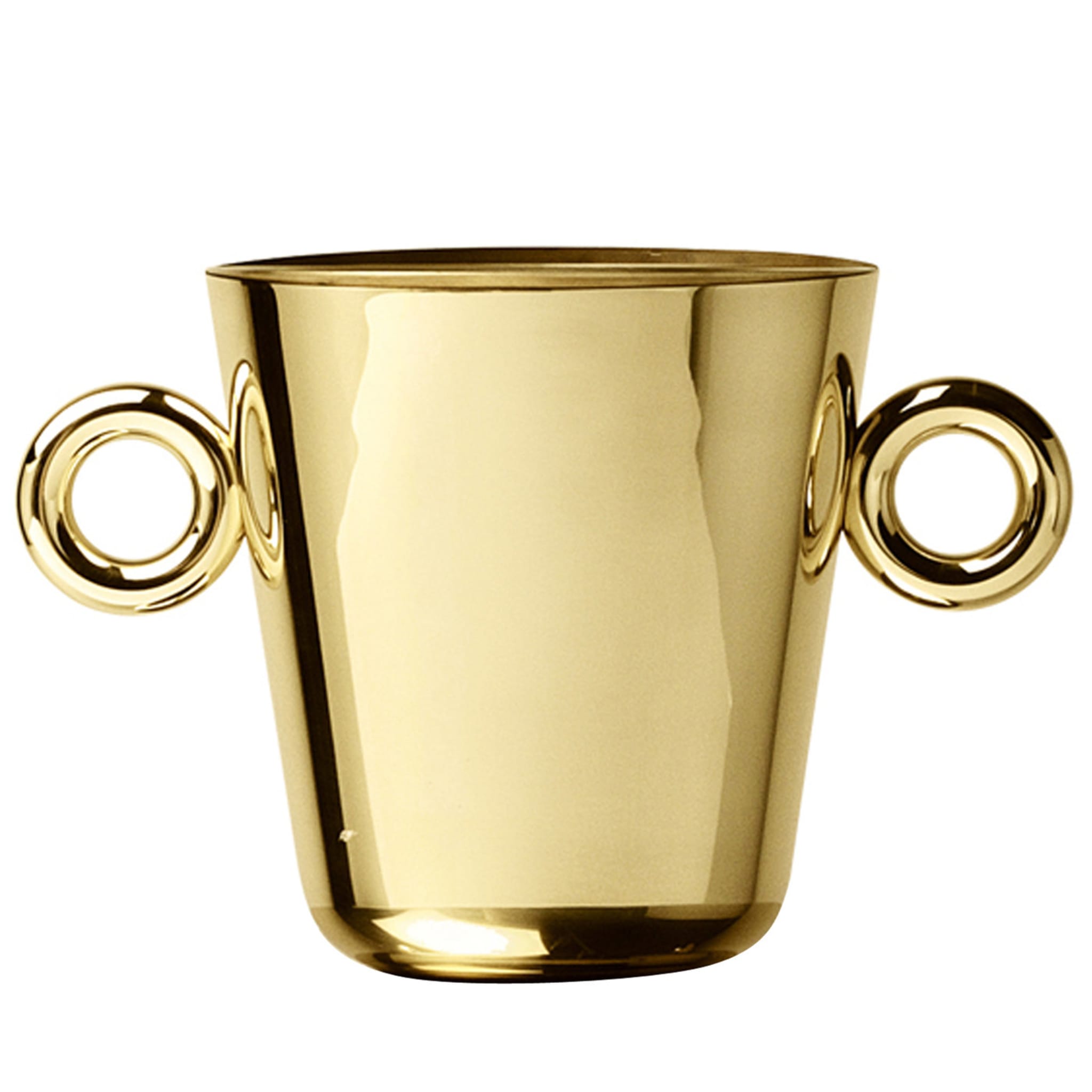 Double O Ice Bucket in Polished Brass Finish By Richard Hutten - Alternative view 1