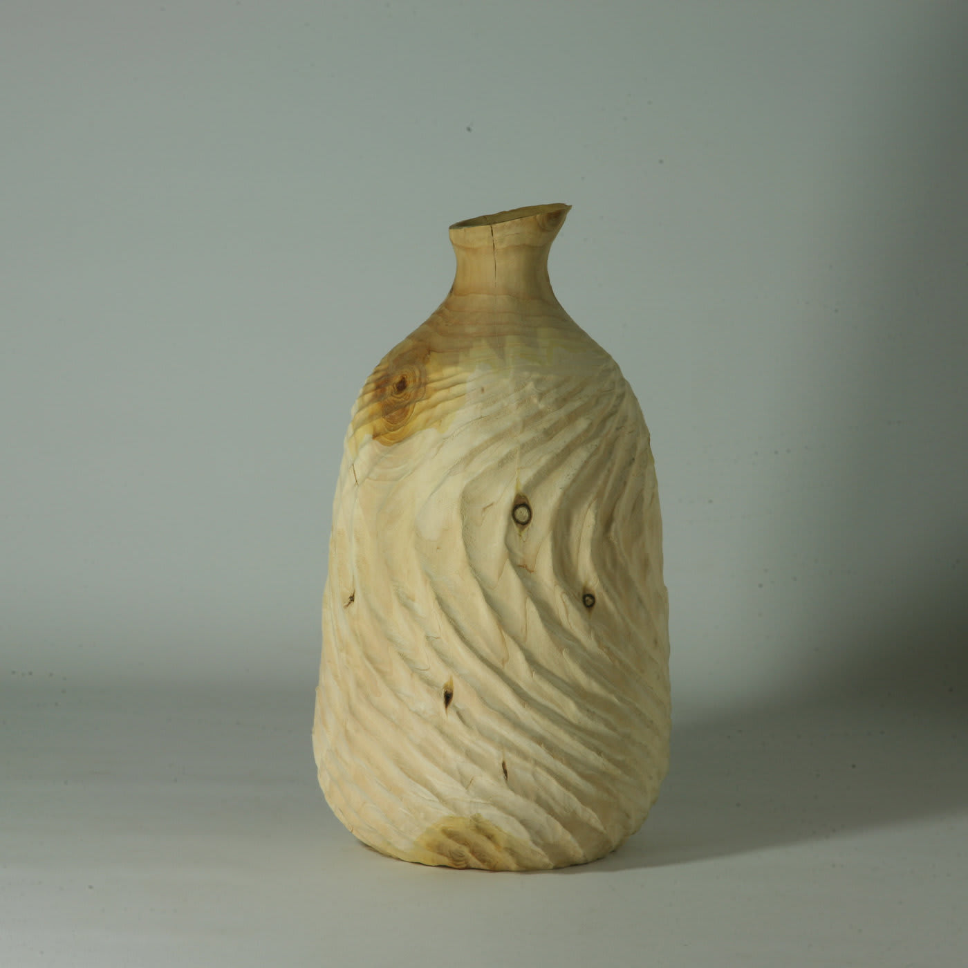 Groove Cedrus Bottle Vase - Nicola Tessari