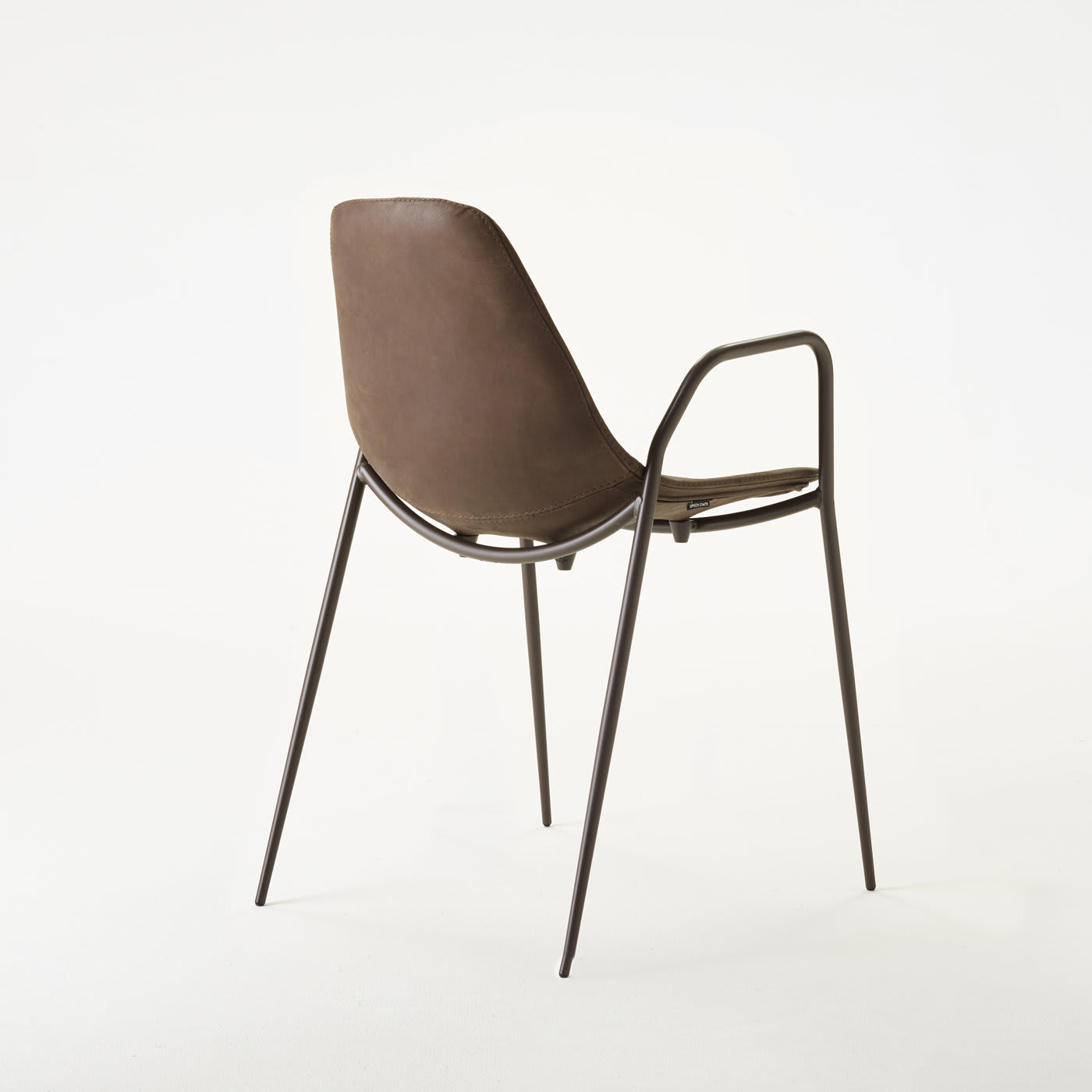 Set of 4 Mammamia Brown Leather Chairs - Opinion Ciatti