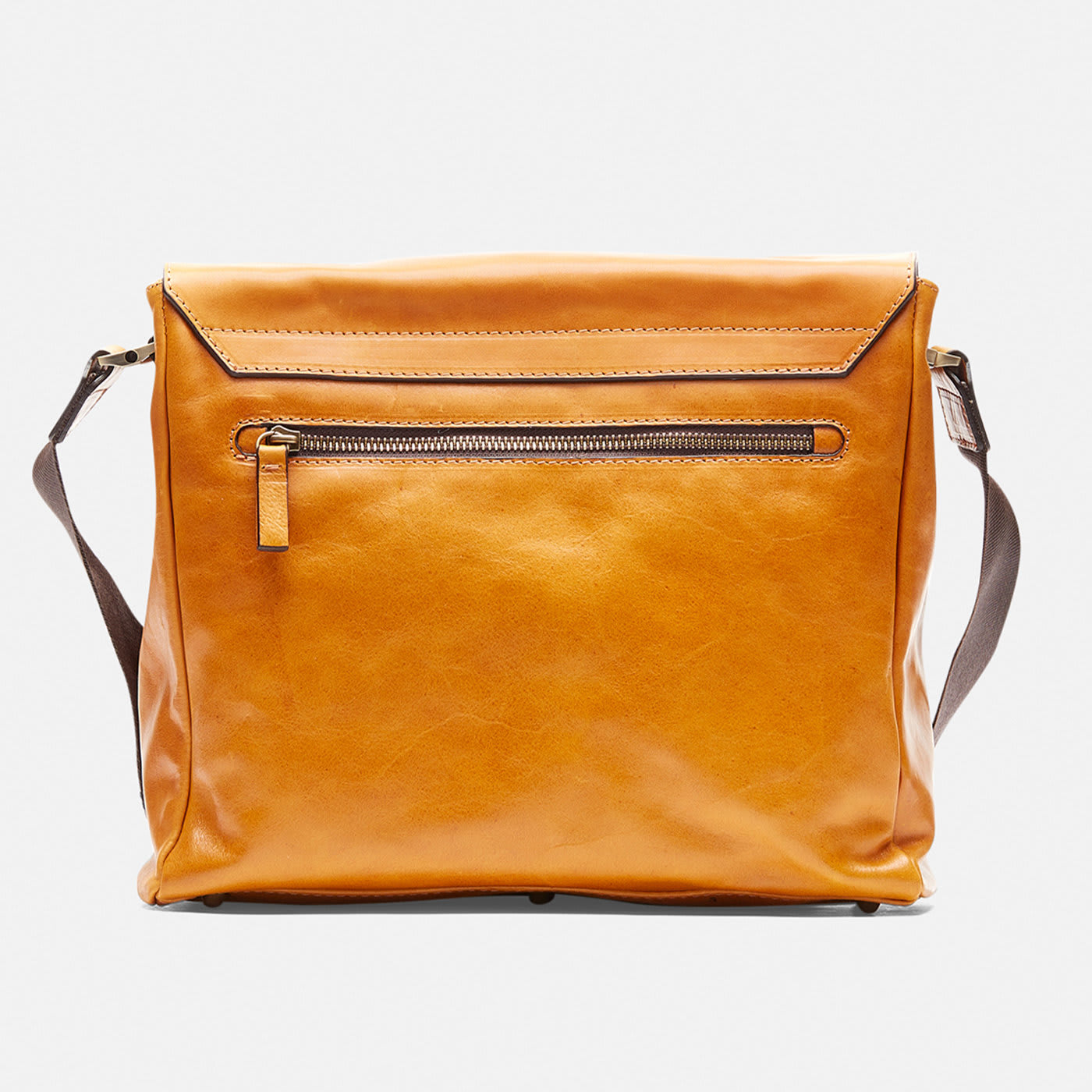 Warm and Color Orange Messenger Bag - Cuoieria Fiorentina