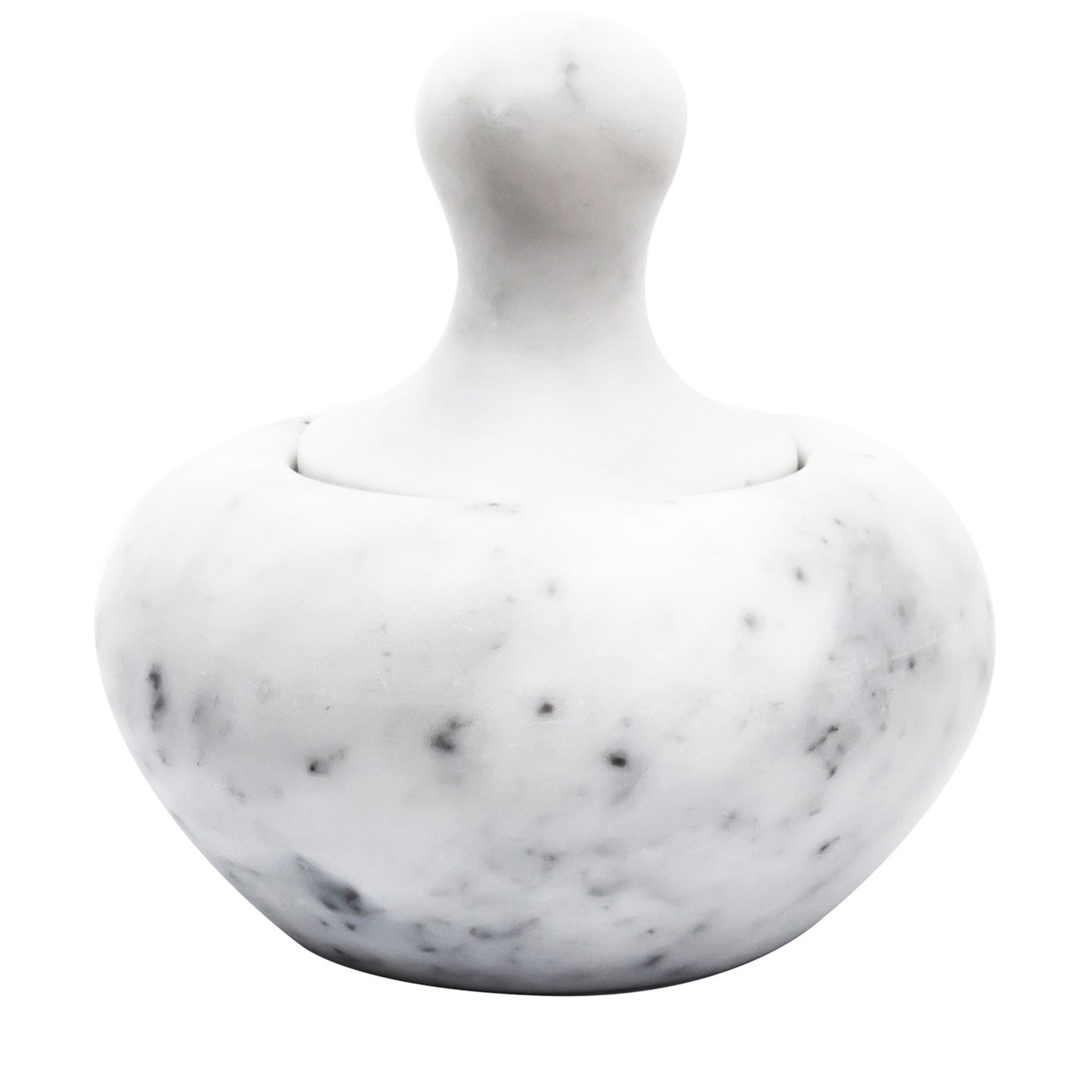 Nussknacker-Stößel aus weißem Carrara-Marmor - Hauptansicht
