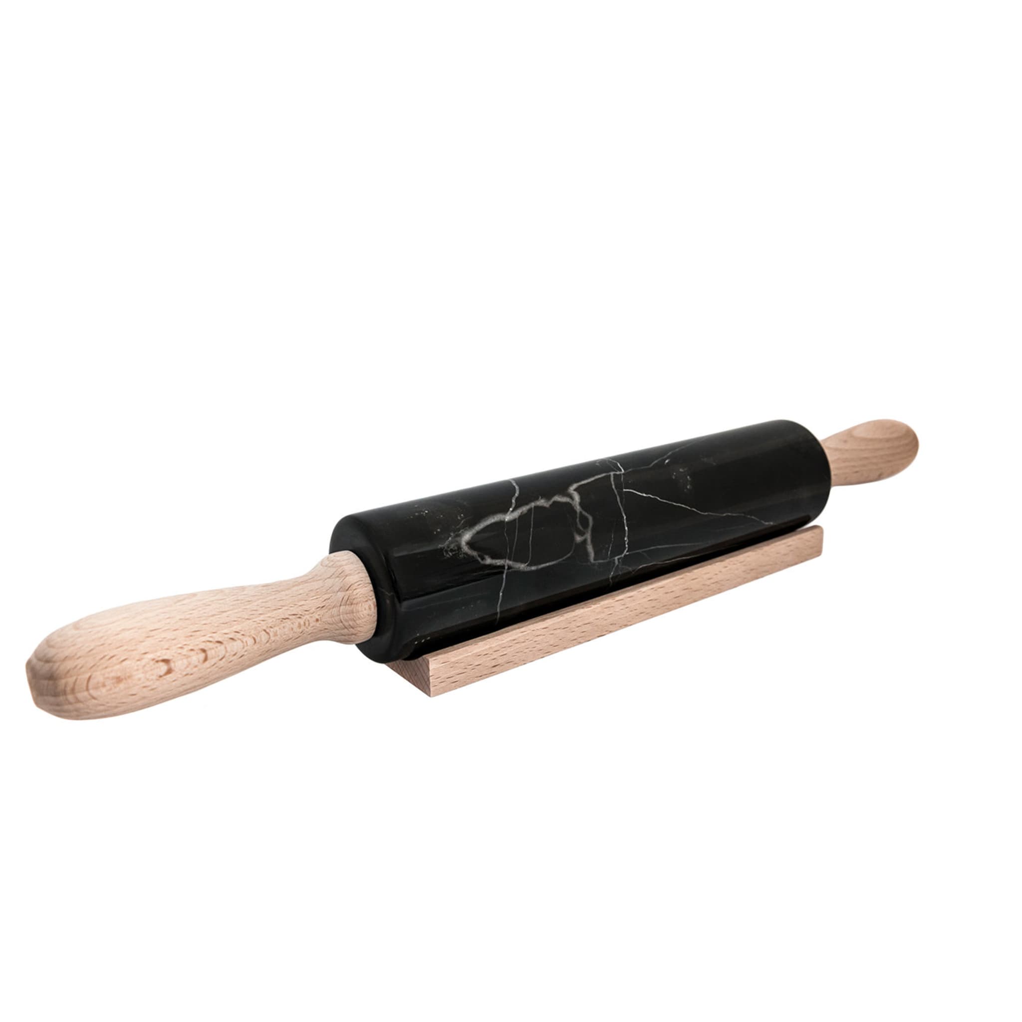 Portoro Marble Rolling Pin and Wooden Handle - Alternative view 3