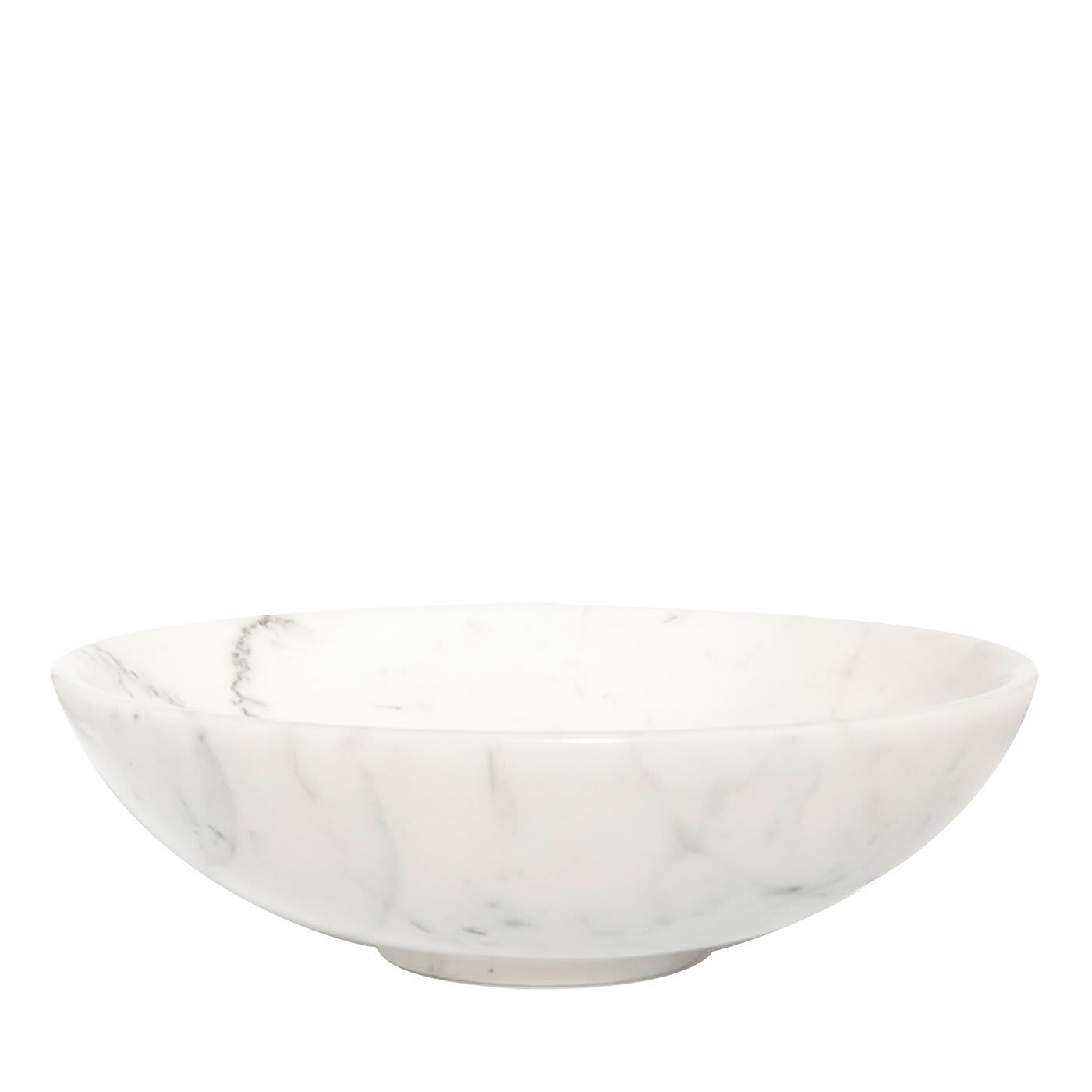 White Carrara Marble Small Fruit Bowl - FiammettaV Home Collection