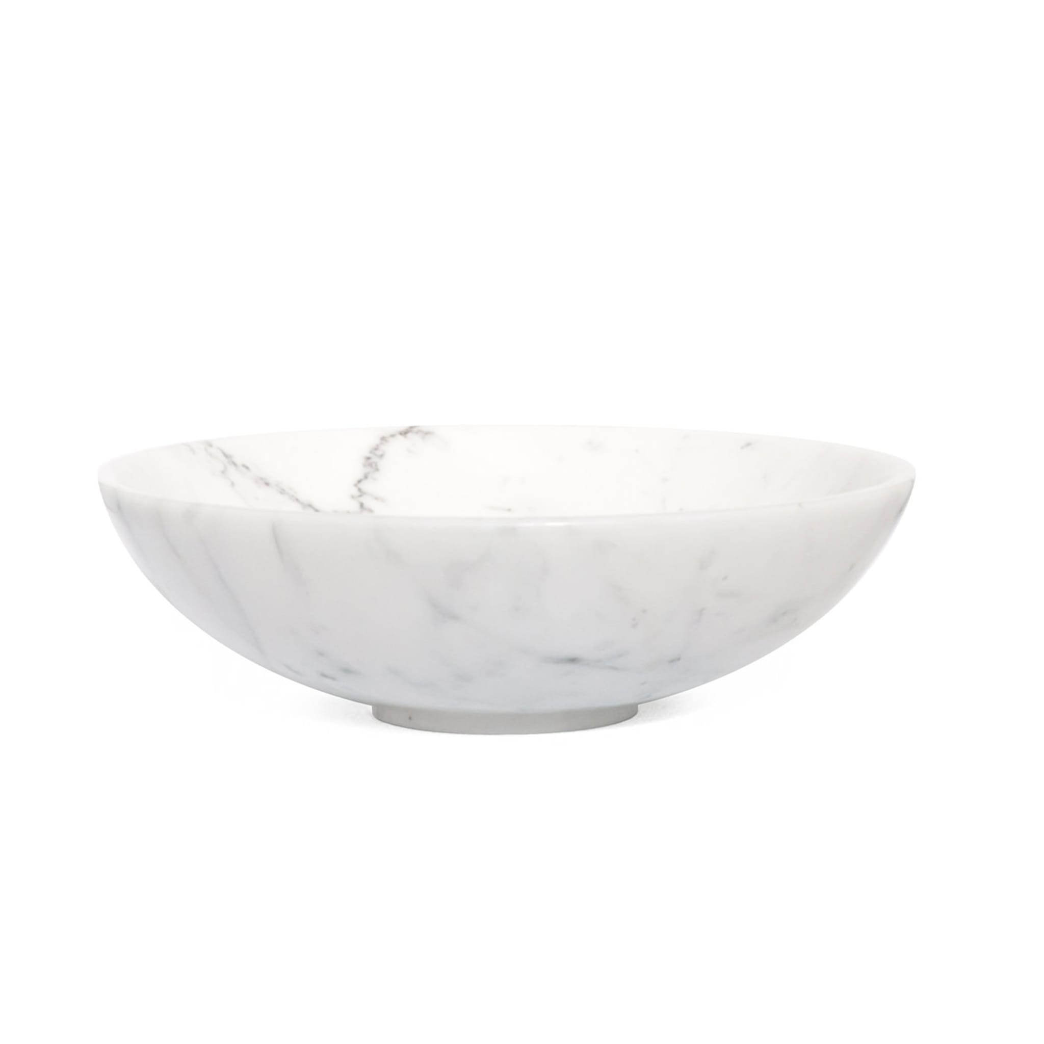 White Carrara Marble Fruit Bowl - Alternative view 2