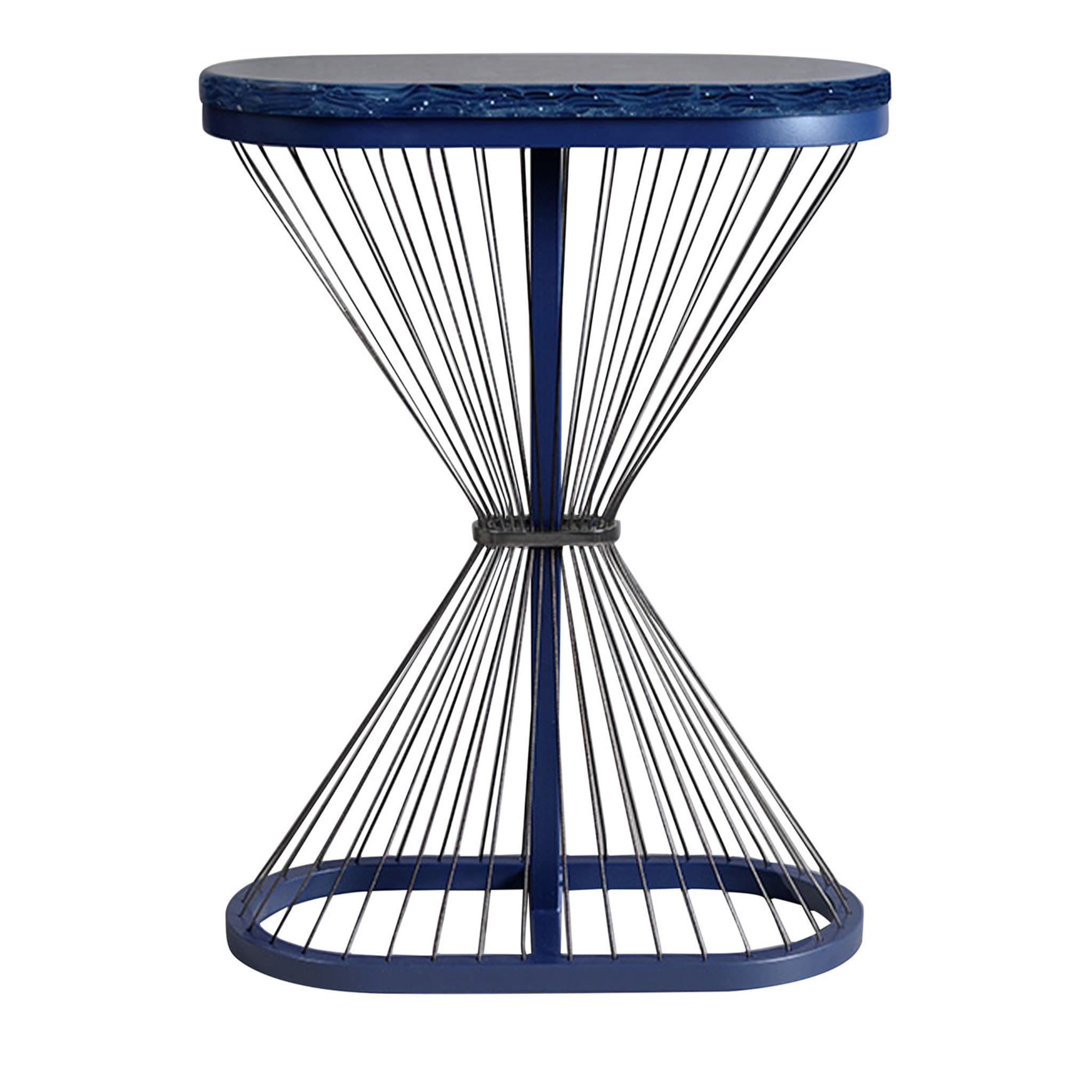 Aegis Small Oval Side Table by Ziad Alonaizy - Main view