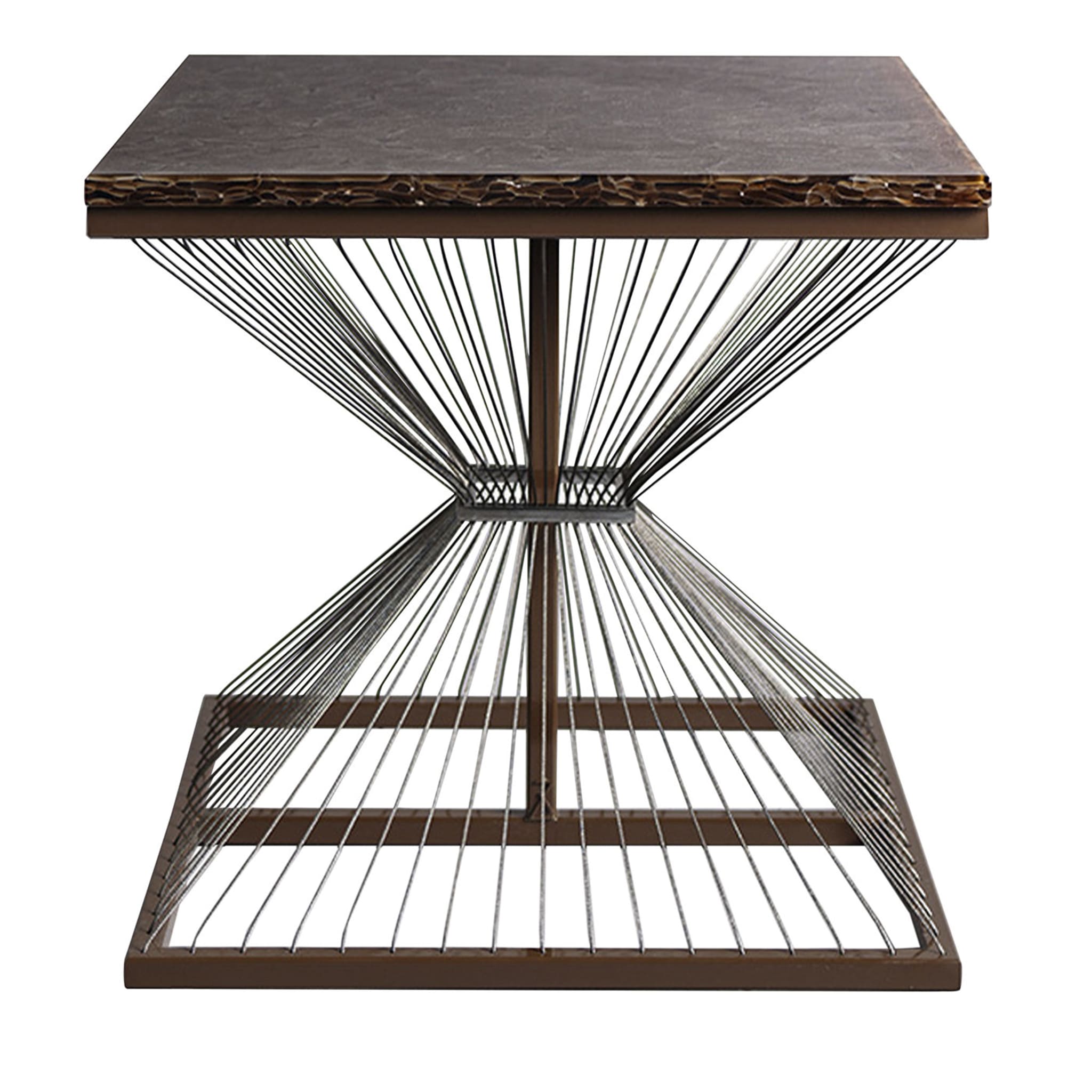 Aegis Square Side Table by Ziad Alonaizy - Main view