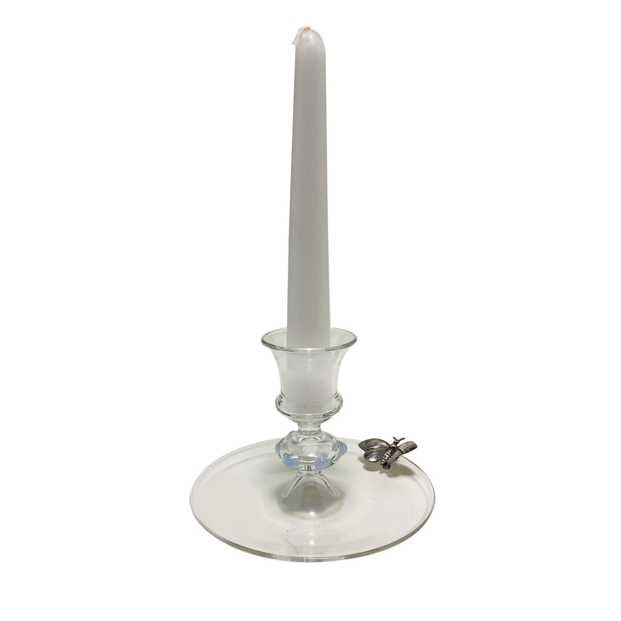 Light Blue Butterfly Candle Holder - Main view