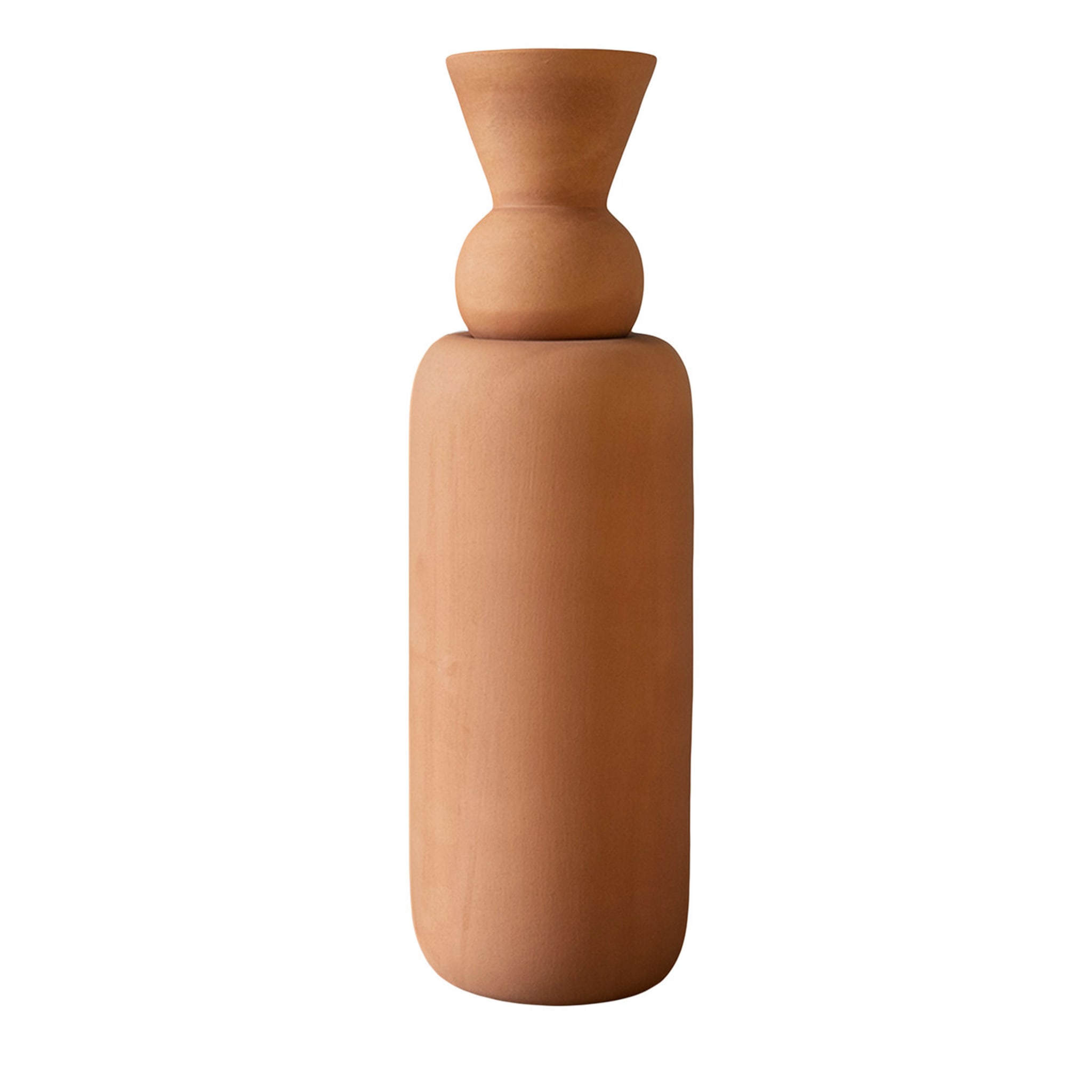 Botanica Terracotta Vase with Cone Top  - Main view