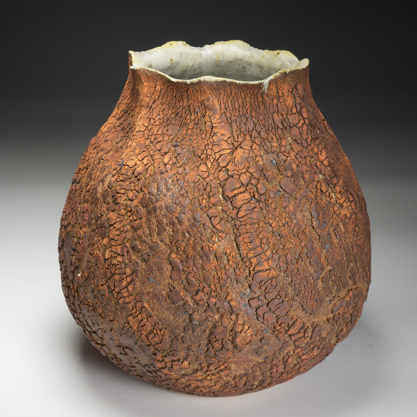 Toscana Earth Table Vase with Cut Sides - Terry Davies