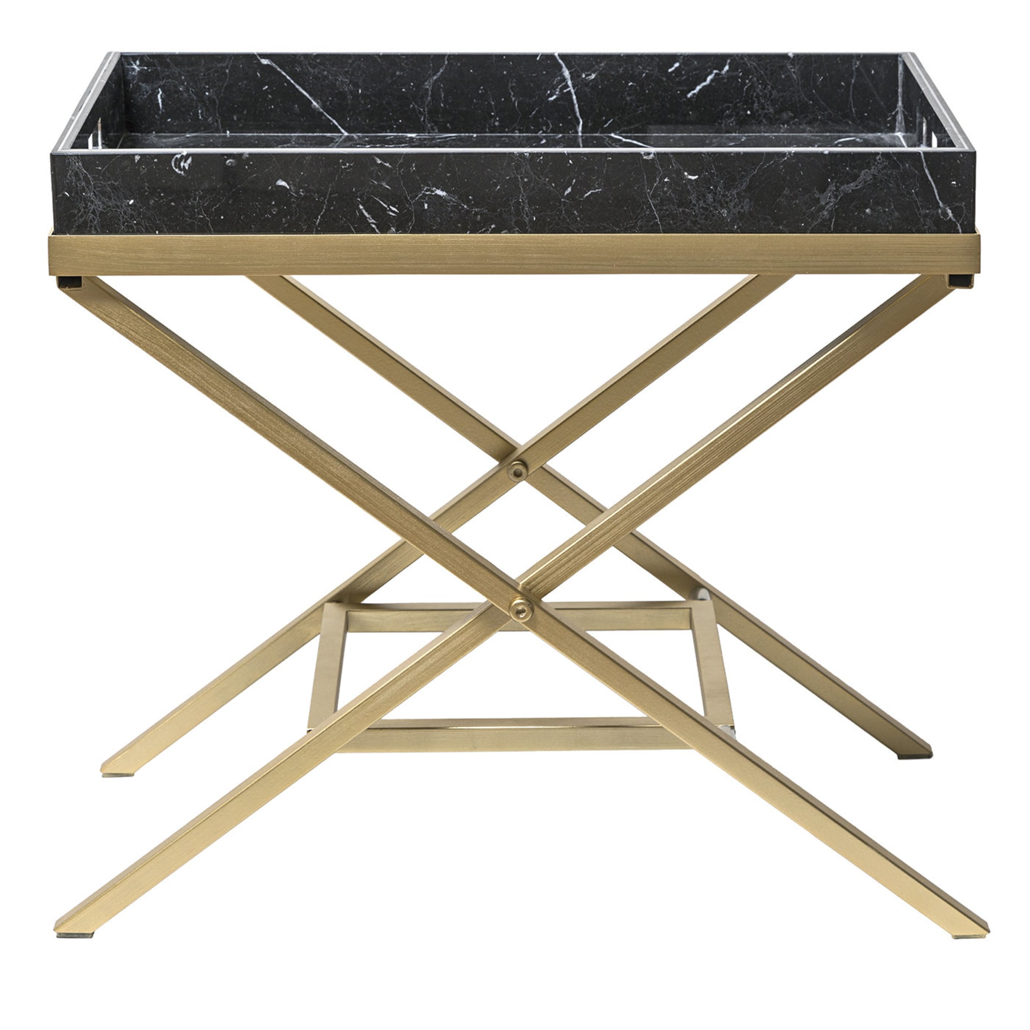 Vaniteux Veridique Marble Tray Table by SONJA VIZZINI - Main view