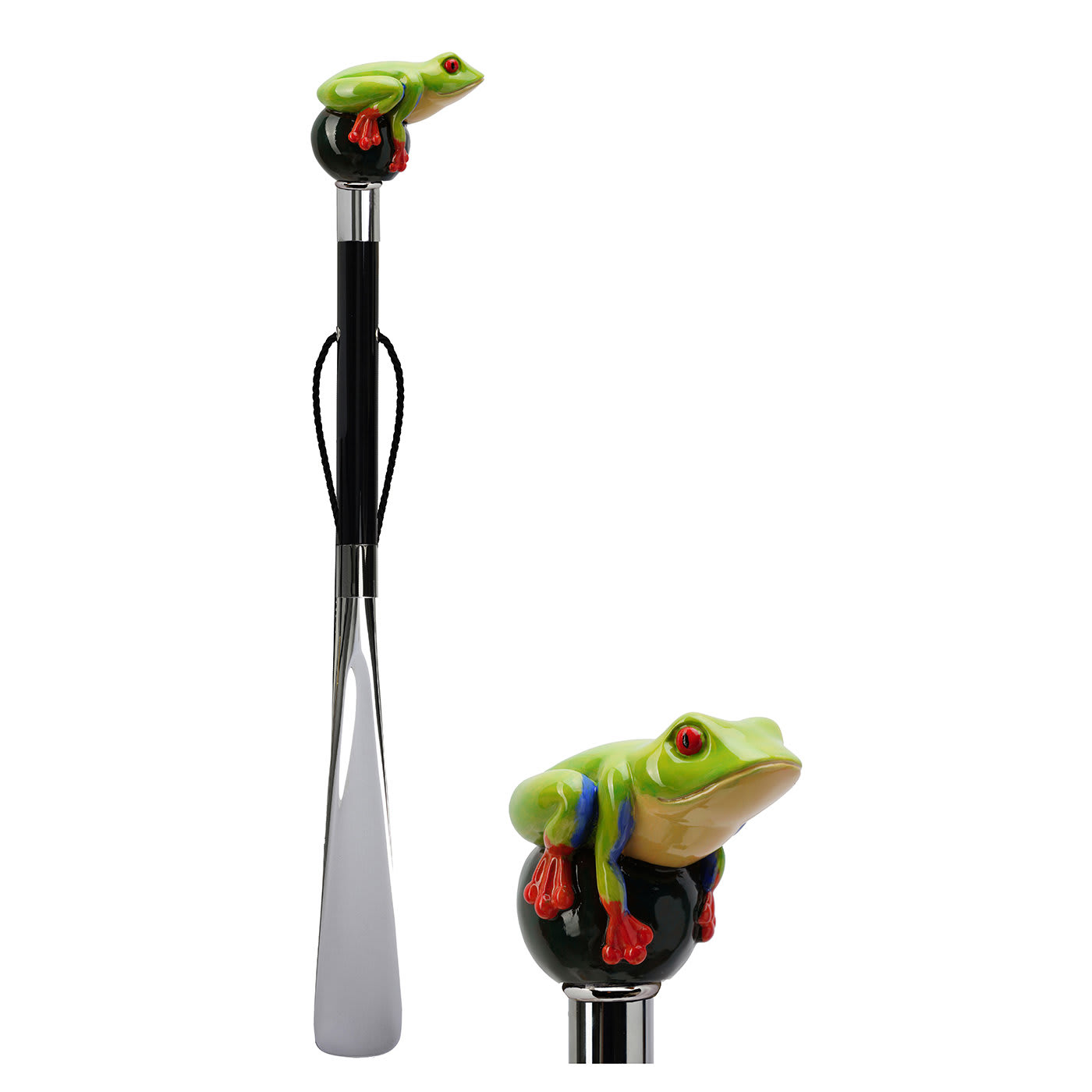 Green Frog Shoehorn - Walking Sticks